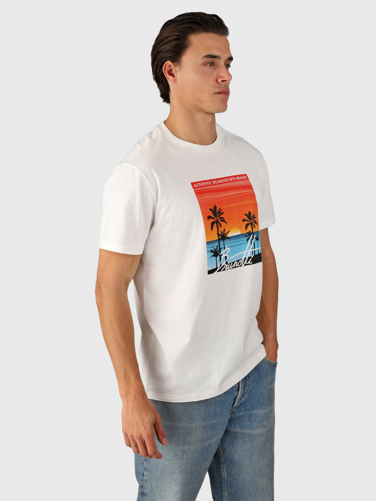 Leeway Men T-shirt | Snow 3 Leeway Men T-shirt | Snow