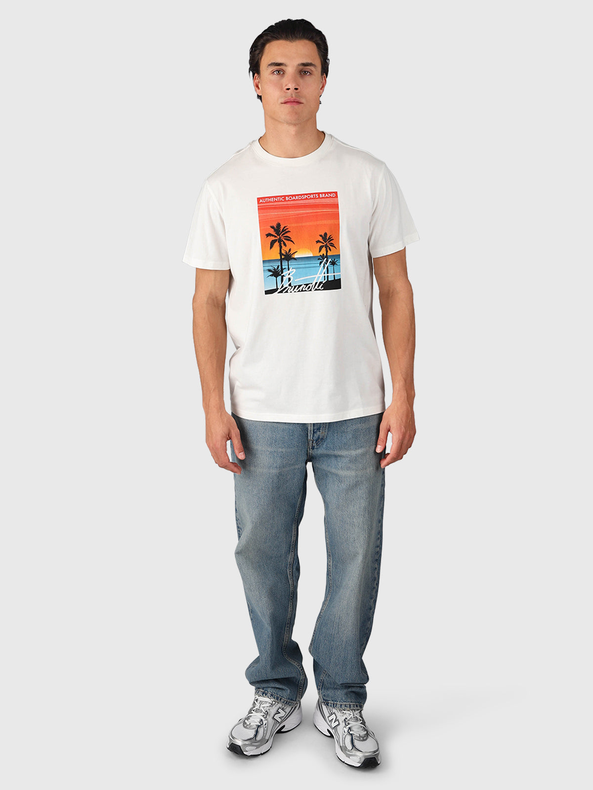 Leeway Men T-shirt | Snow 5 Leeway Men T-shirt | Snow