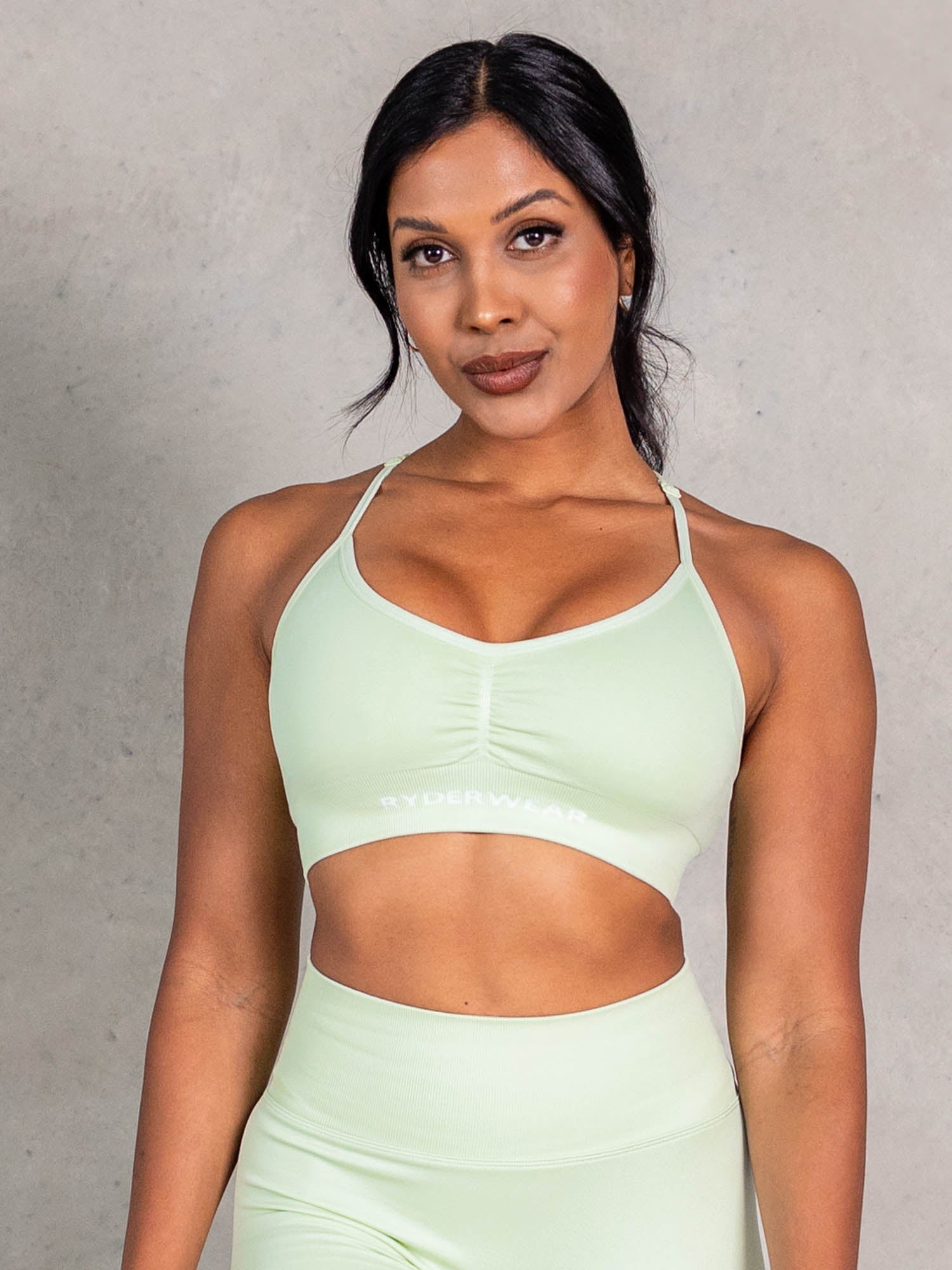 NRG Seamless Sports Bra - Matcha 1 NRG Seamless Sports Bra - Matcha