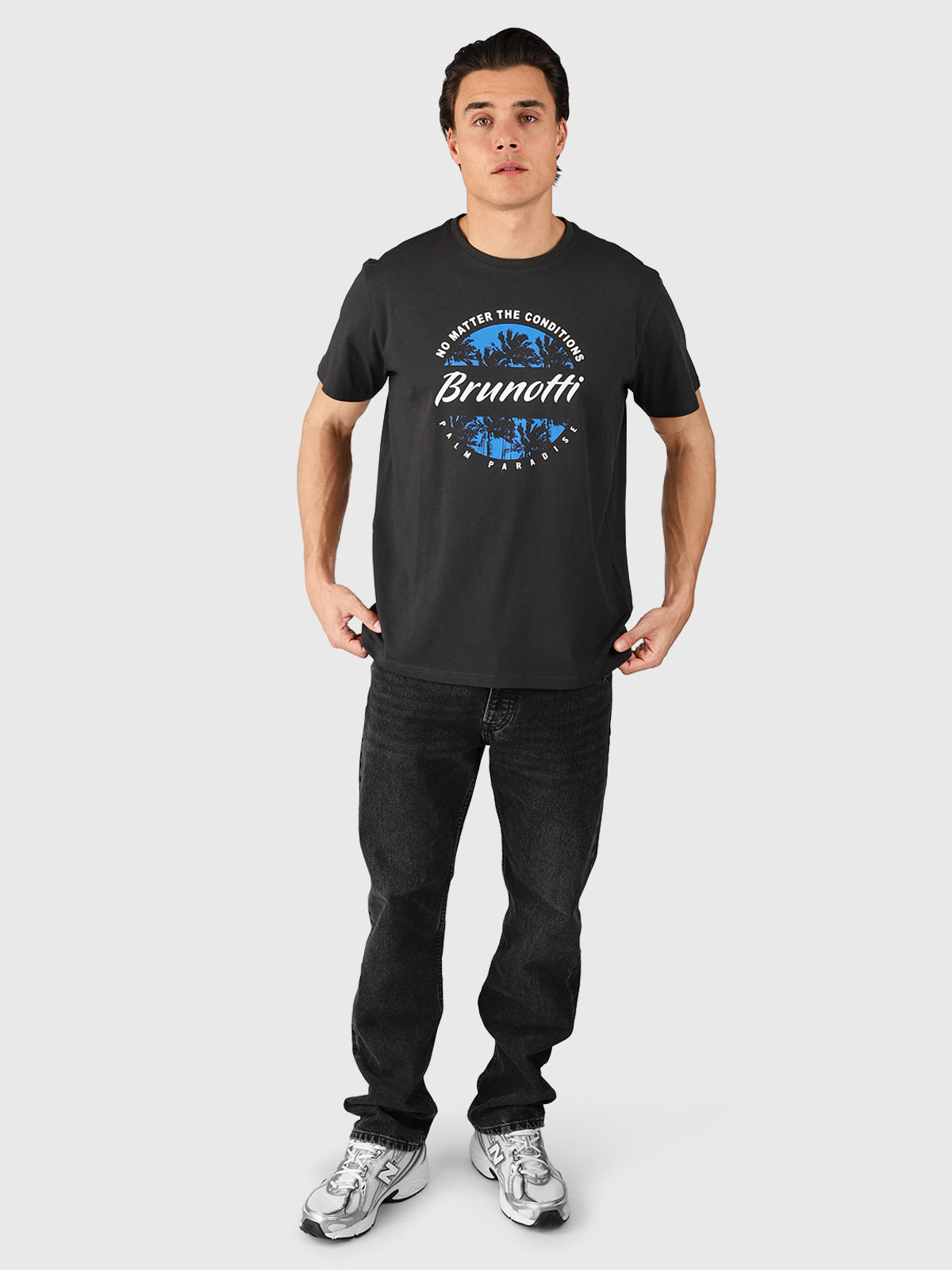 Leeway Men T-shirt | Pirate Black 5 Leeway Men T-shirt | Pirate Black