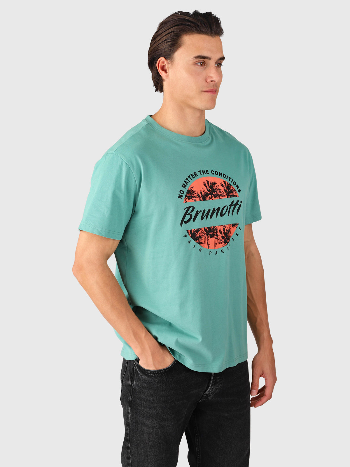 Leeway Men T-shirt | Bottle Green 3 Leeway Men T-shirt | Bottle Green