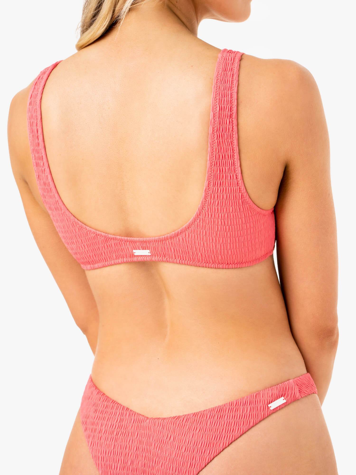 Paradise Scoop Bikini Top - Coral 5 Paradise Scoop Bikini Top - Coral