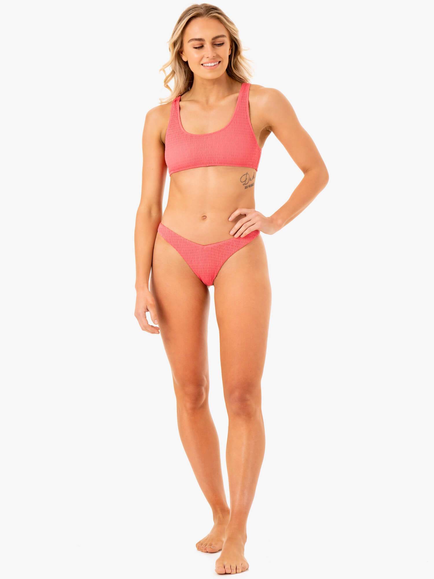 Paradise Scoop Bikini Top - Coral 6 Paradise Scoop Bikini Top - Coral
