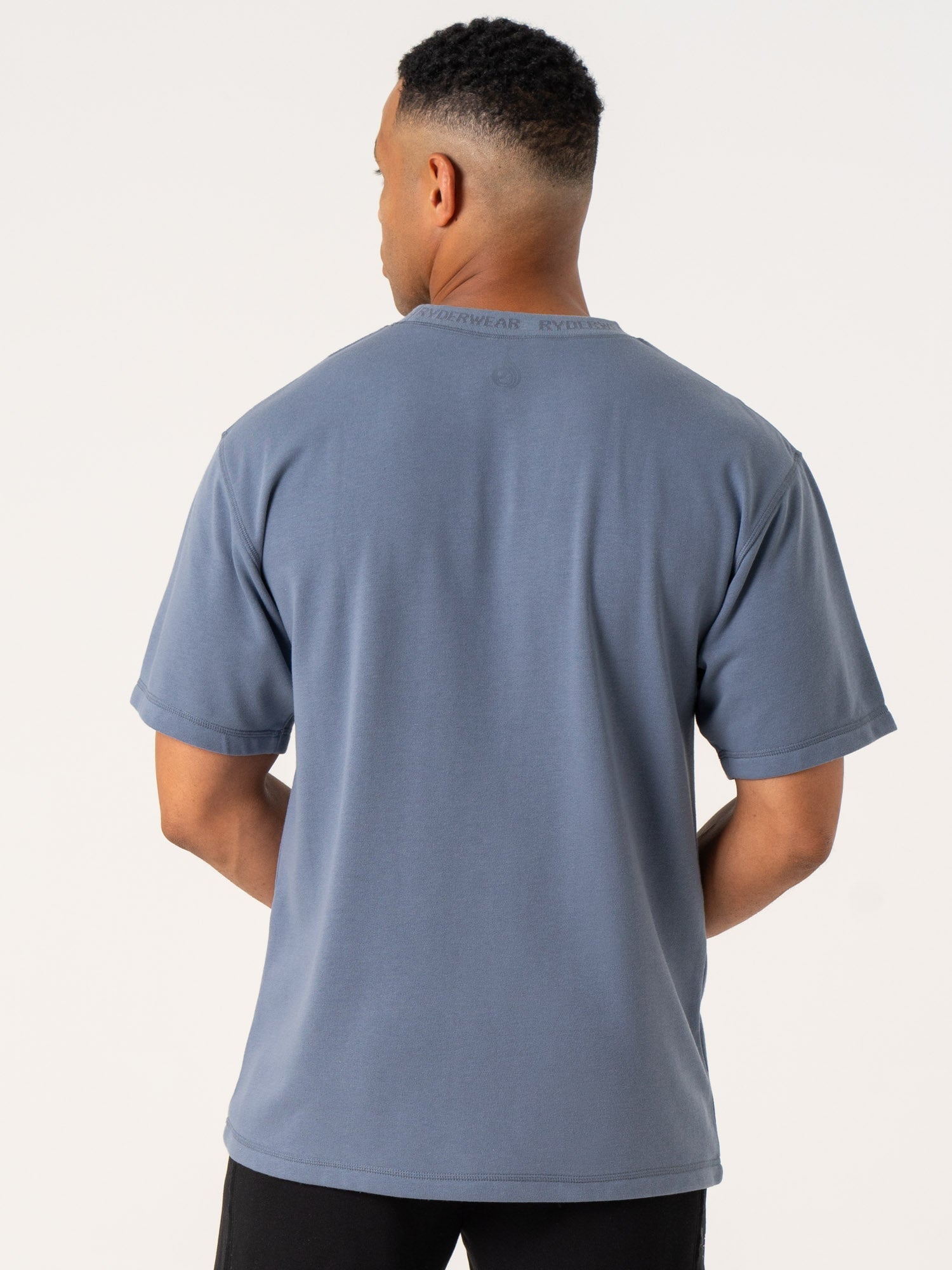 Pursuit Fleece T-Shirt - Denim Blue 2 Pursuit Fleece T-Shirt - Denim Blue