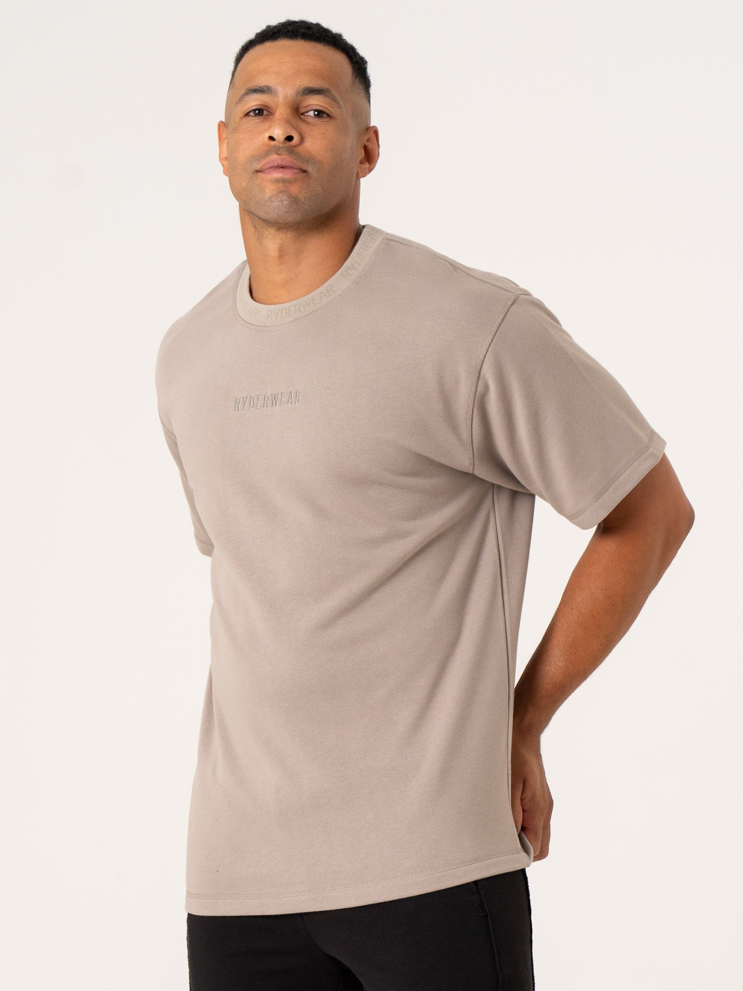 Pursuit Fleece T-Shirt - Taupe 5 Pursuit Fleece T-Shirt - Taupe