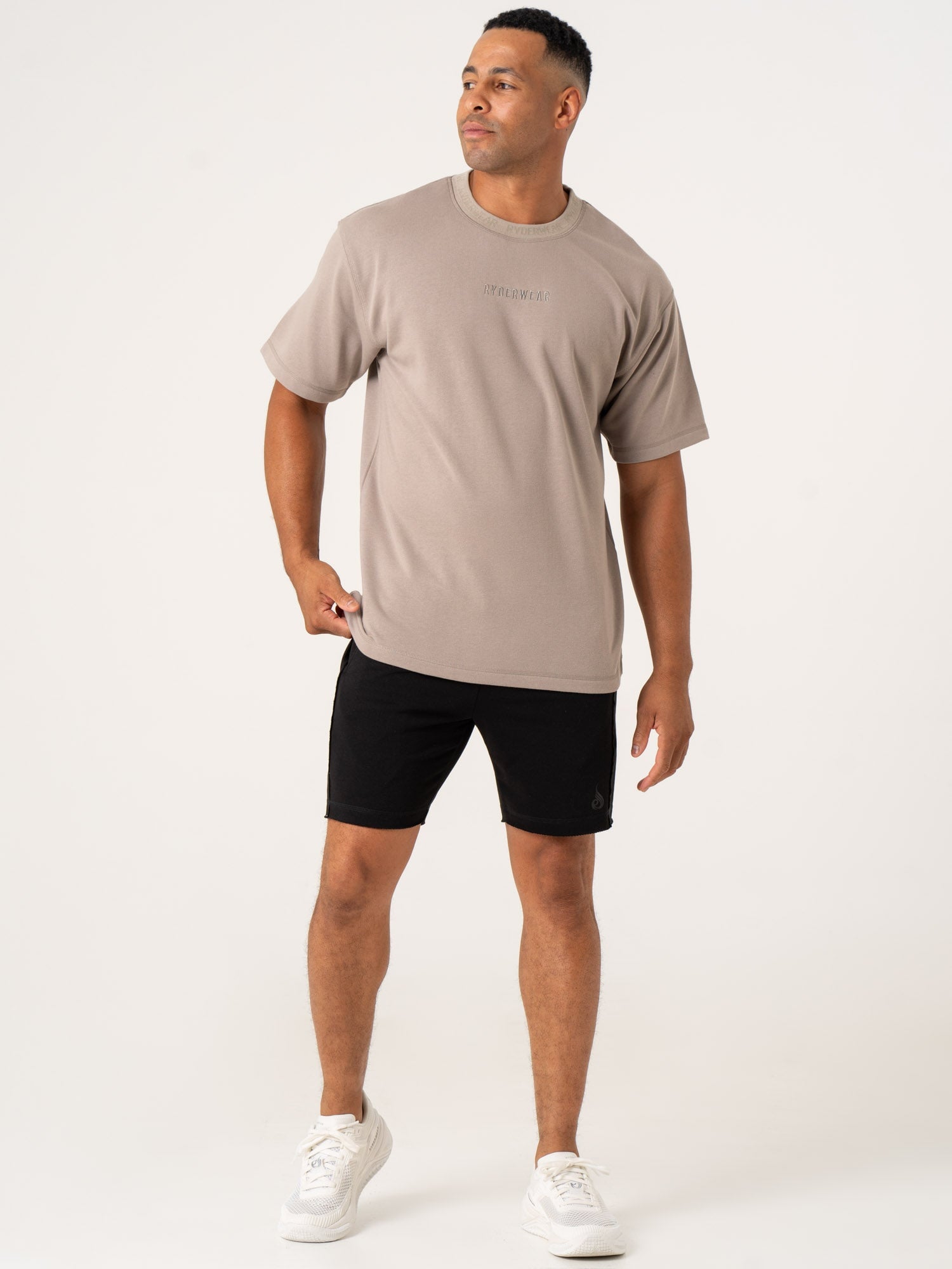 Pursuit Fleece T-Shirt - Taupe 6 Pursuit Fleece T-Shirt - Taupe