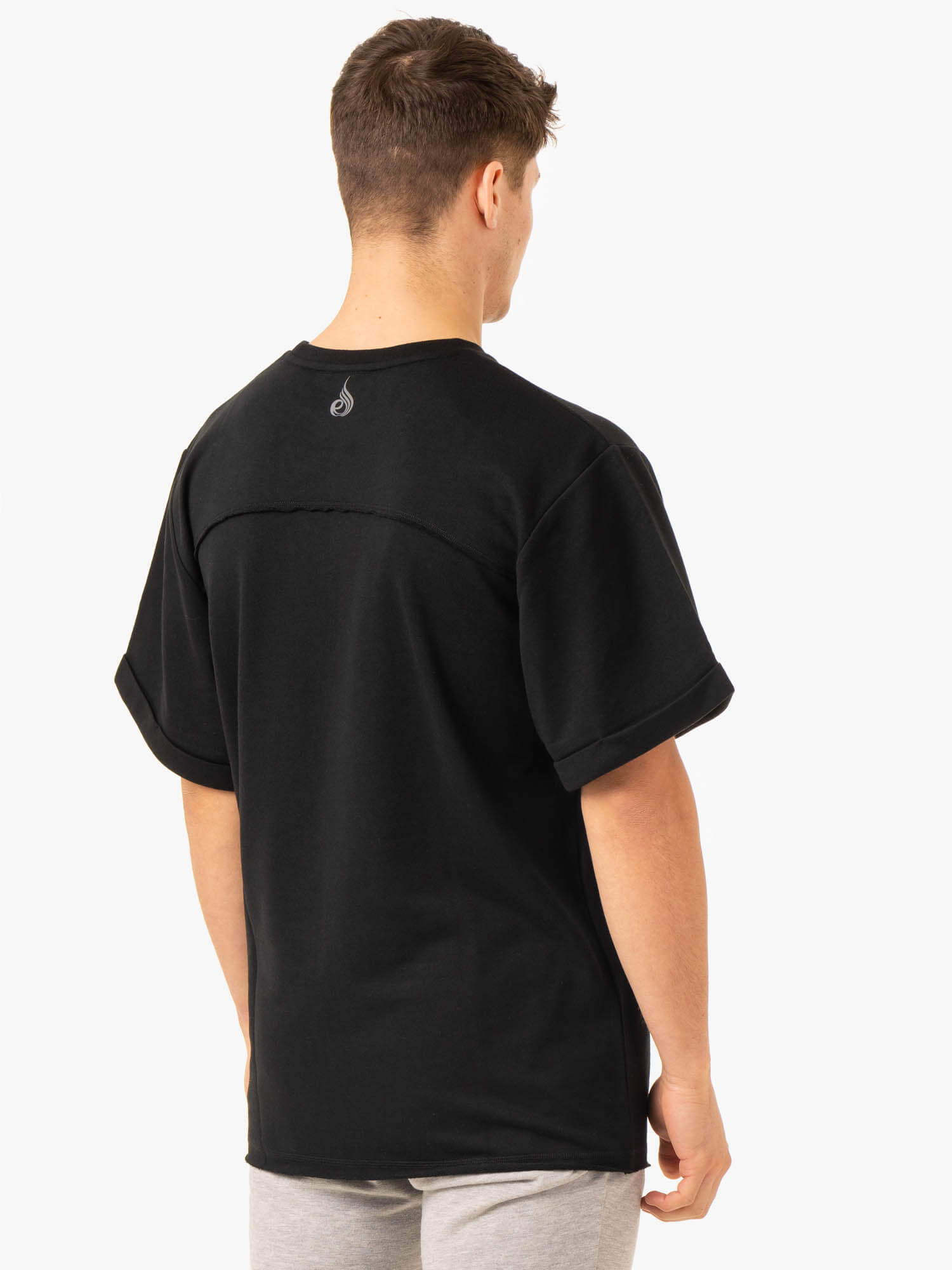 Pursuit Oversized Fleece T-Shirt - Black 2 Pursuit Oversized Fleece T-Shirt - Black
