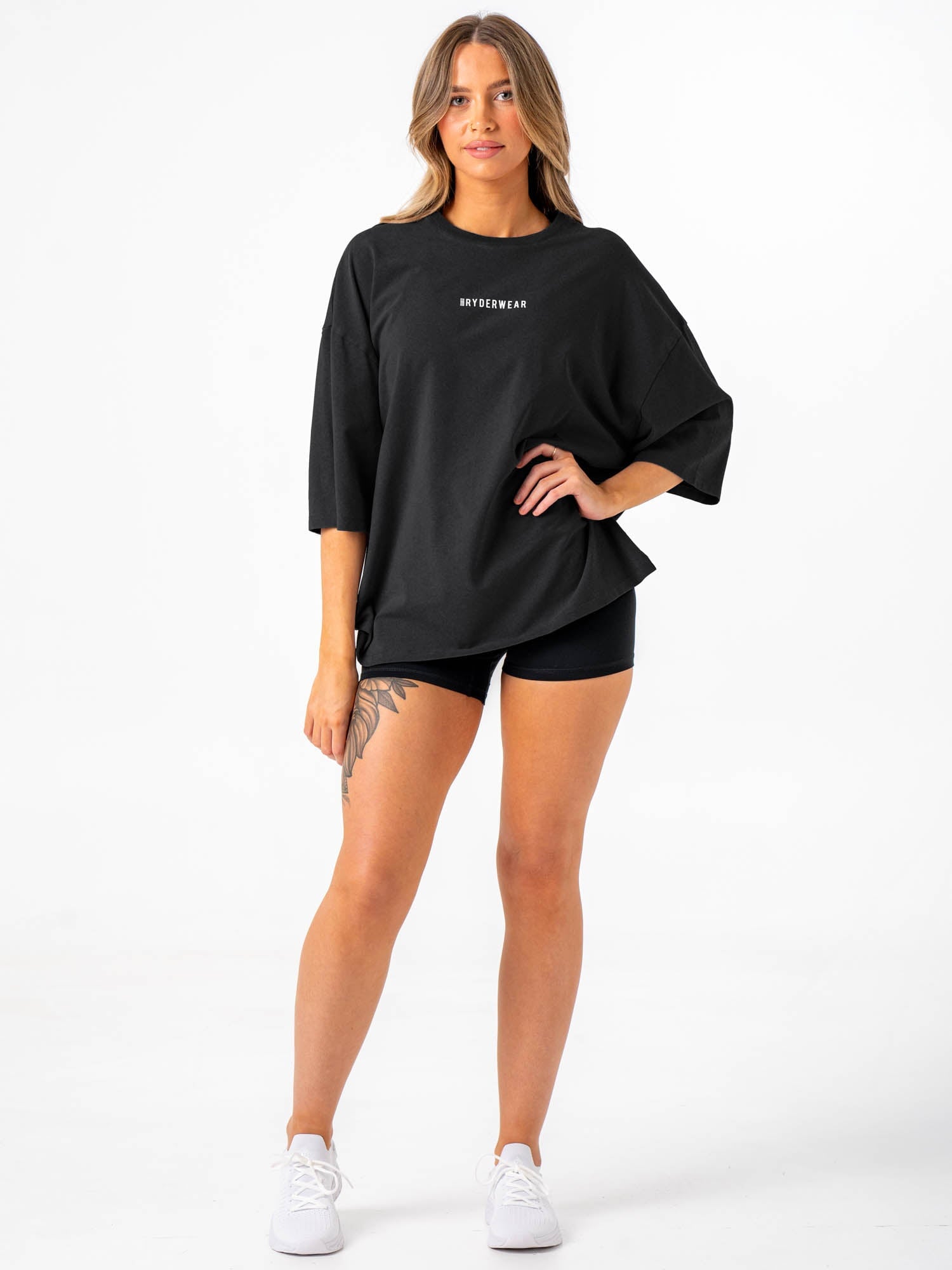 Pursuit Oversized T-Shirt - Black Stonewash 5 Pursuit Oversized T-Shirt - Black Stonewash