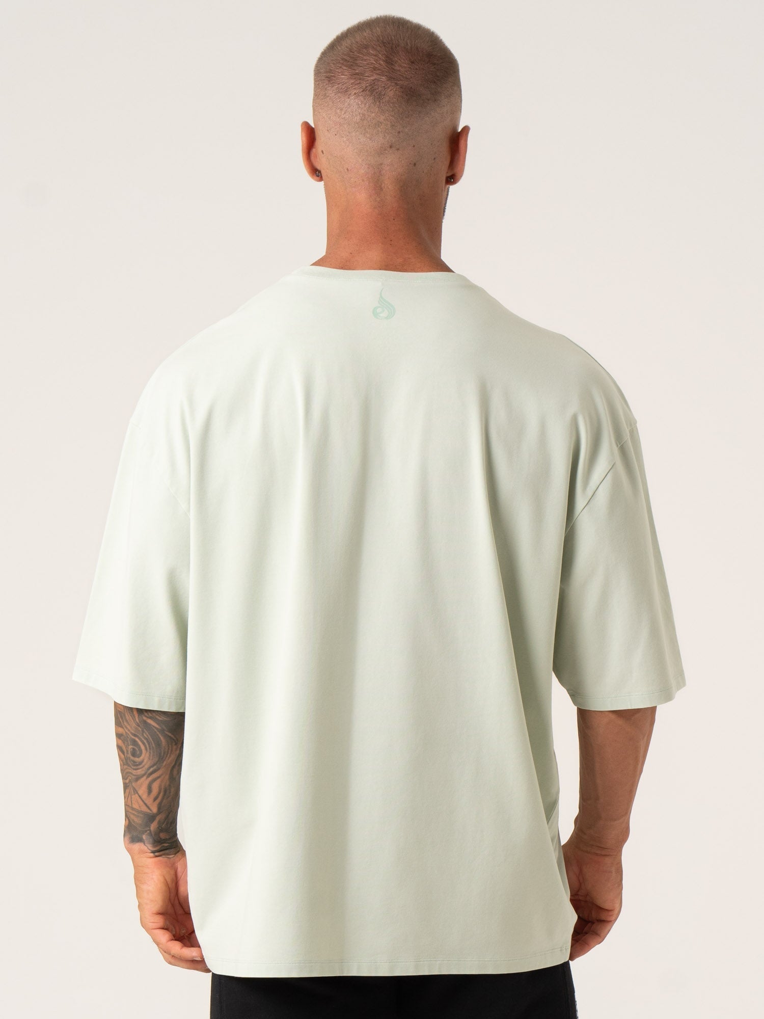 Pursuit Oversized T-Shirt - Spearmint Stonewash 2 Pursuit Oversized T-Shirt - Spearmint Stonewash