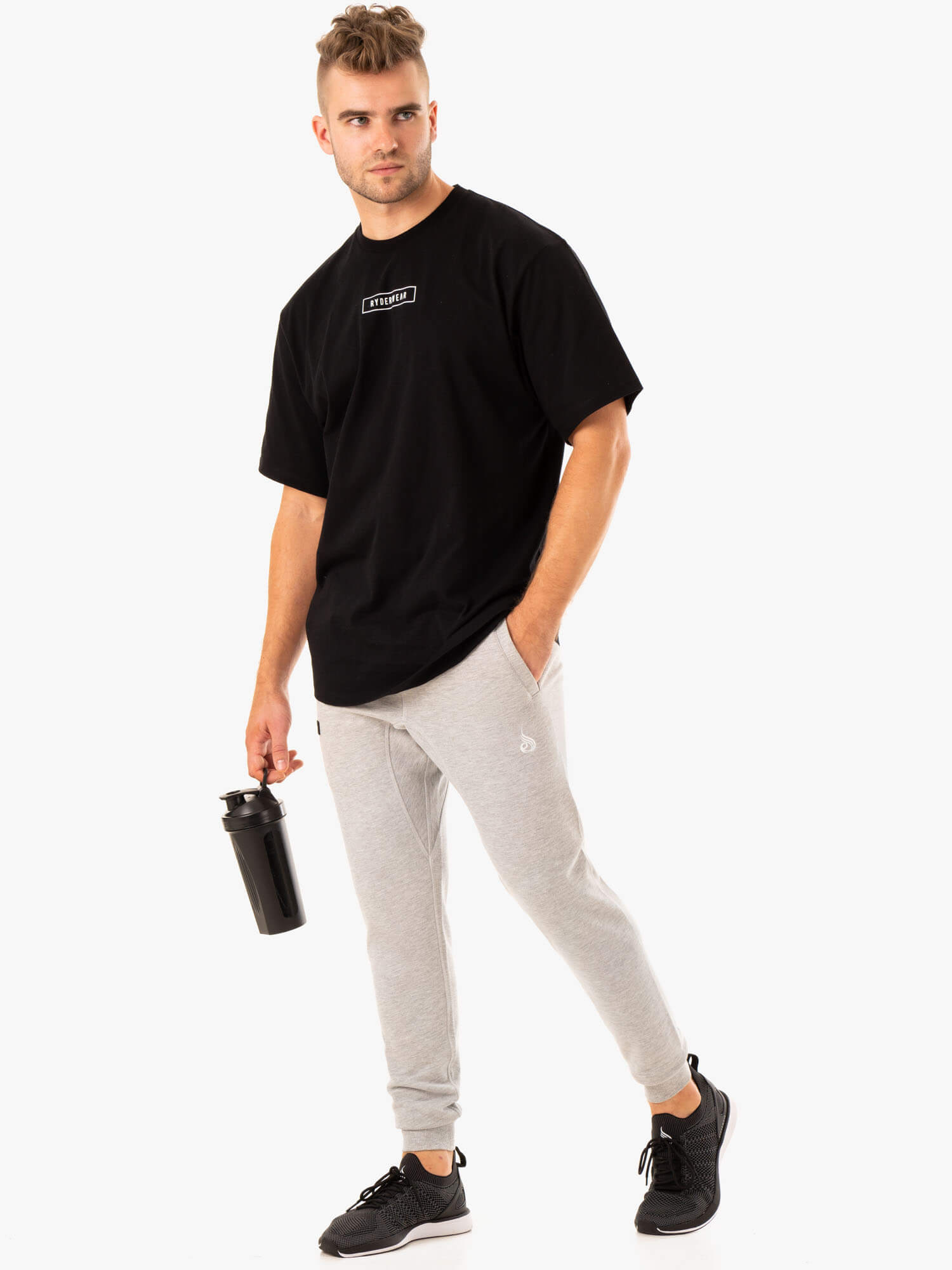 Recharge Tapered Track Pant - Grey Marl 4 Recharge Tapered Track Pant - Grey Marl