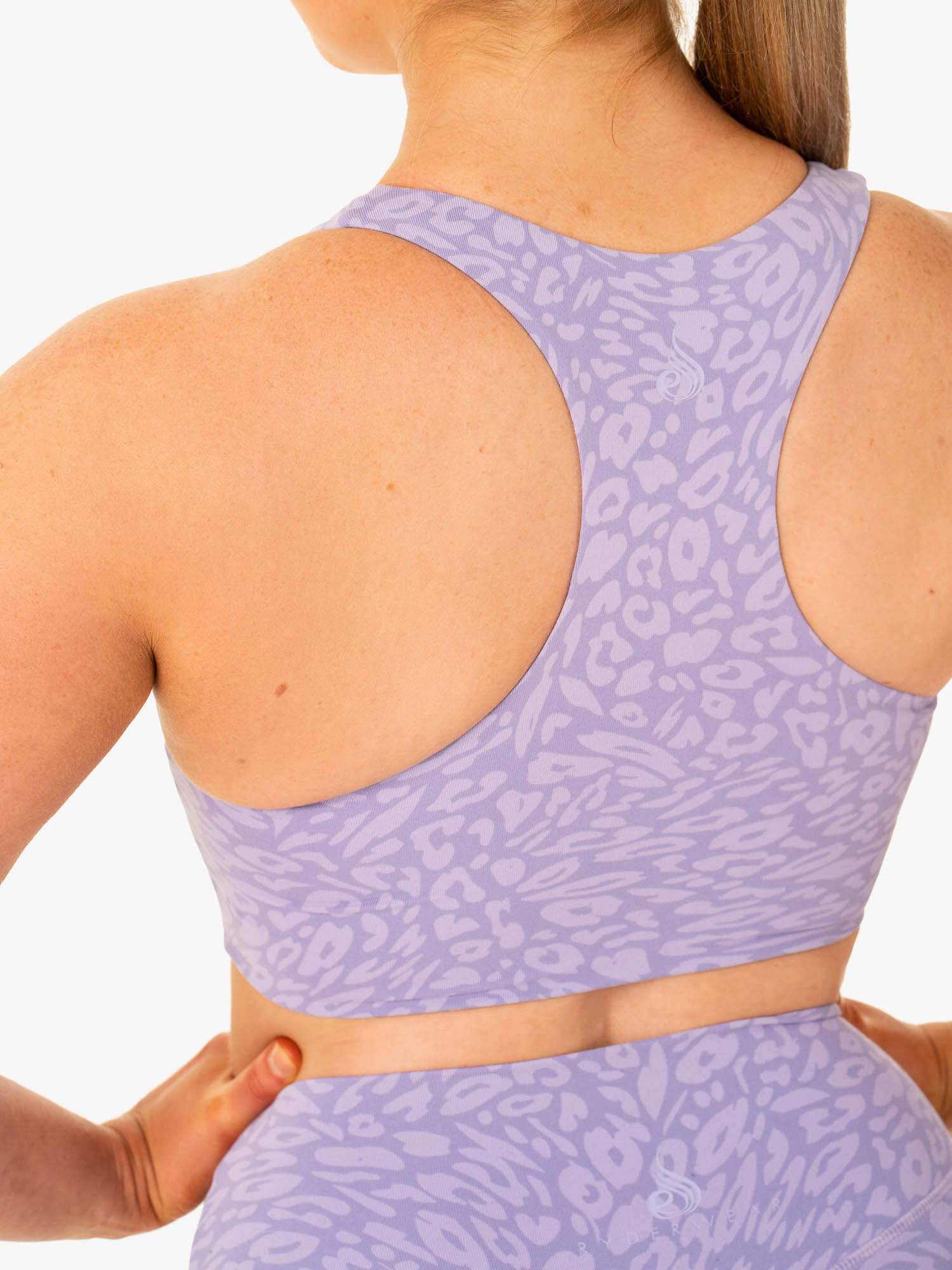 Rotation Sports Bra - Iris Leopard 3 Rotation Sports Bra - Iris Leopard