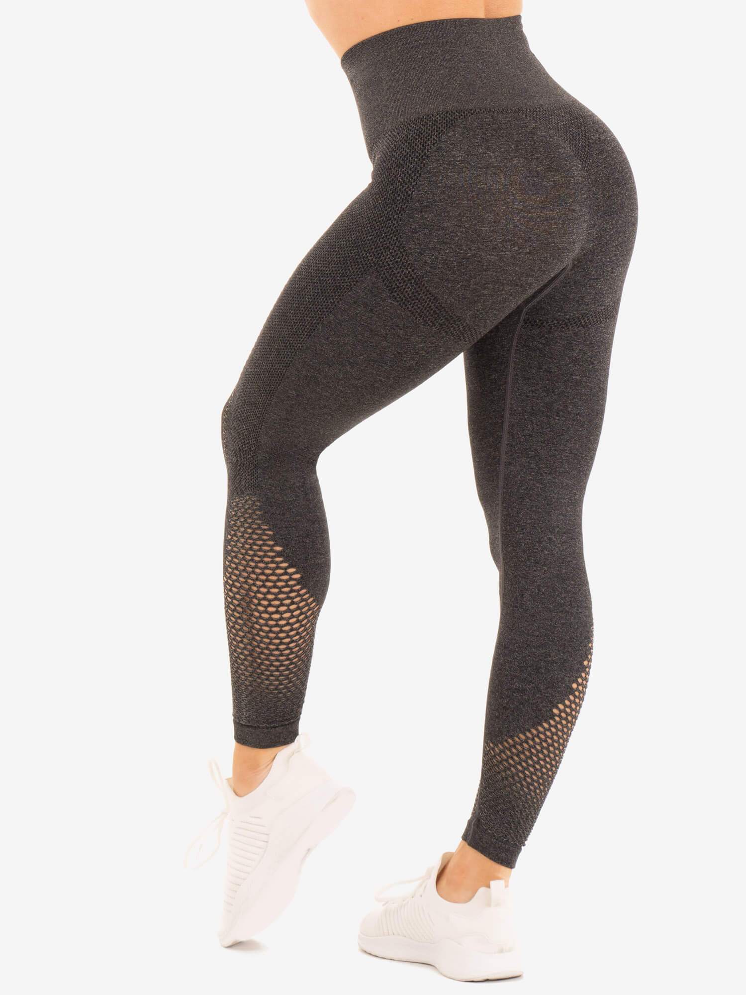 Seamless Staples Leggings - Charcoal Marl 3 Seamless Staples Leggings - Charcoal Marl