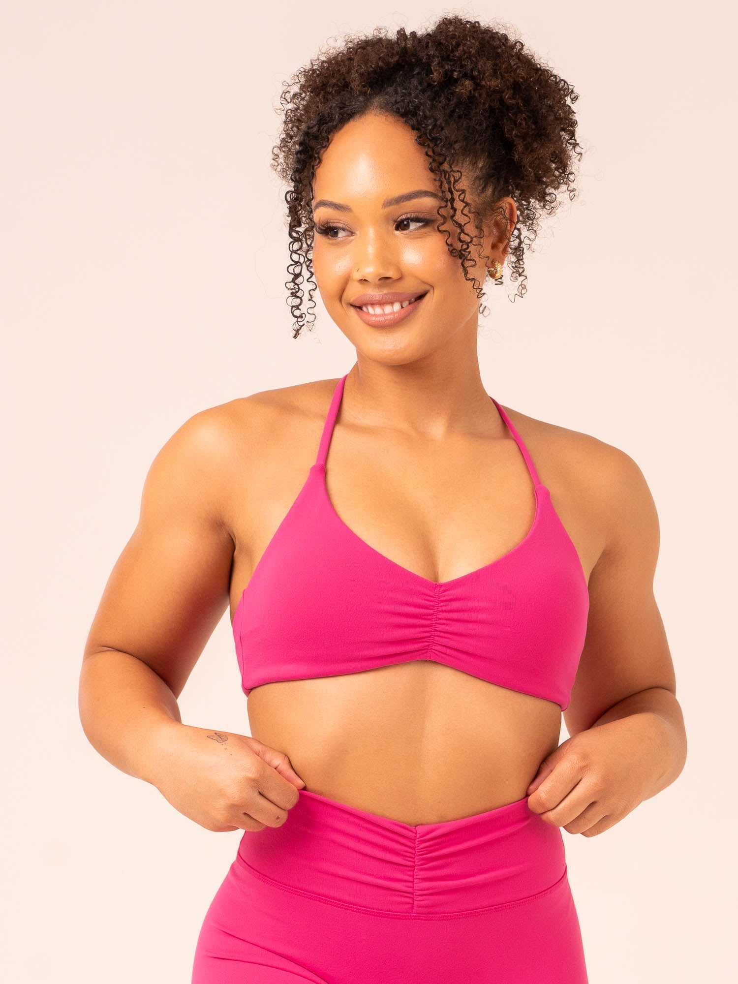Tempo Sports Bra - Hot Pink 3 Tempo Sports Bra - Hot Pink