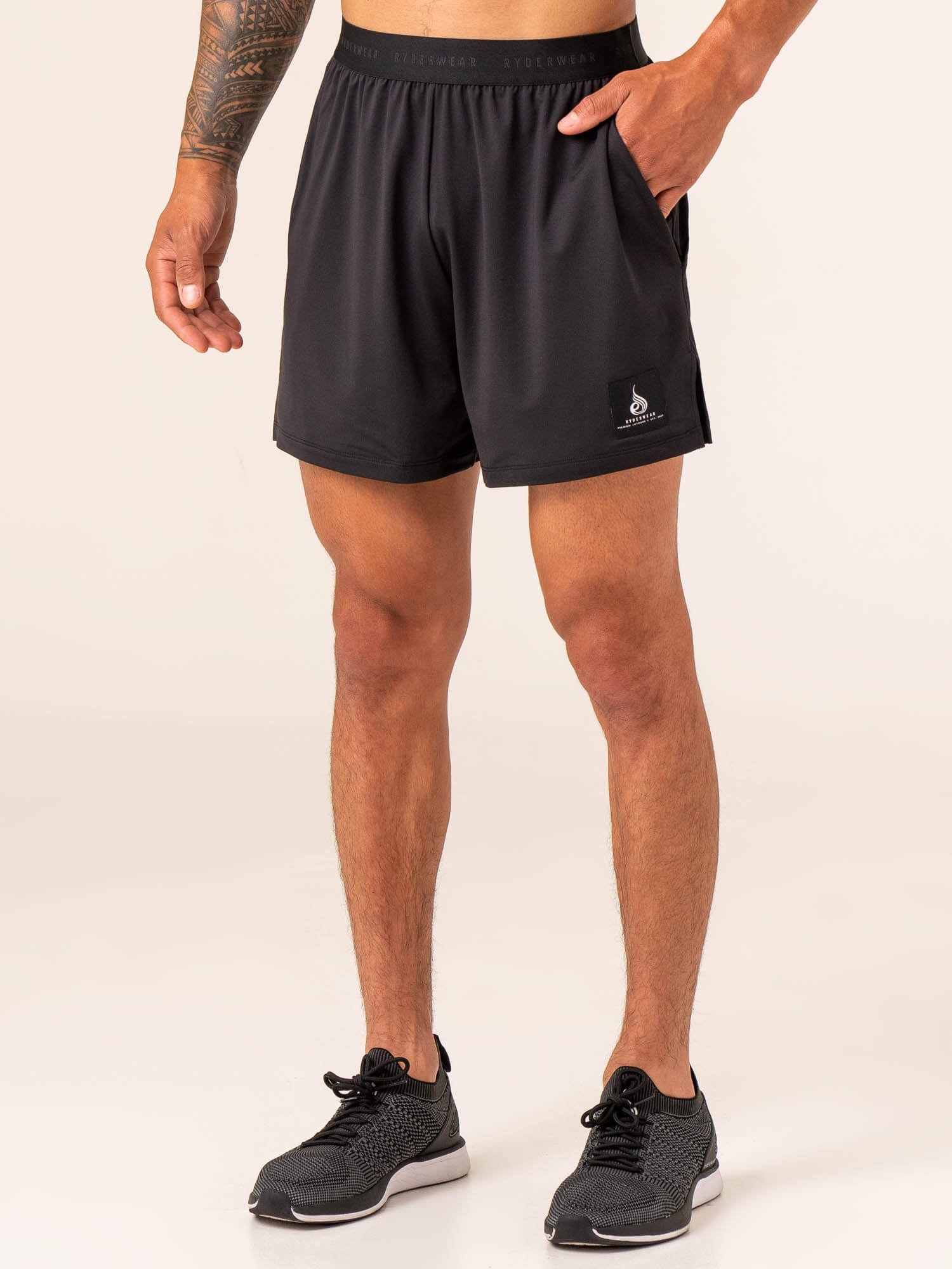 Terrain Mesh Gym Shorts - Black 1 Terrain Mesh Gym Shorts - Black