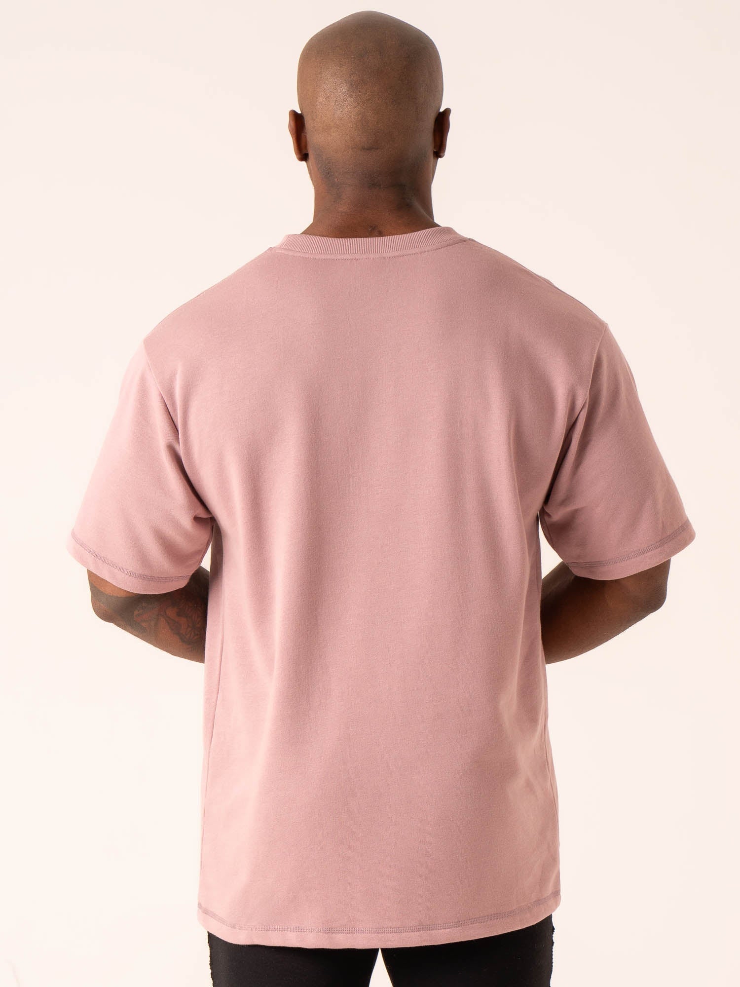 Throwback Oversized Fleece T-Shirt - Cinder 3 Throwback Oversized Fleece T-Shirt - Cinder