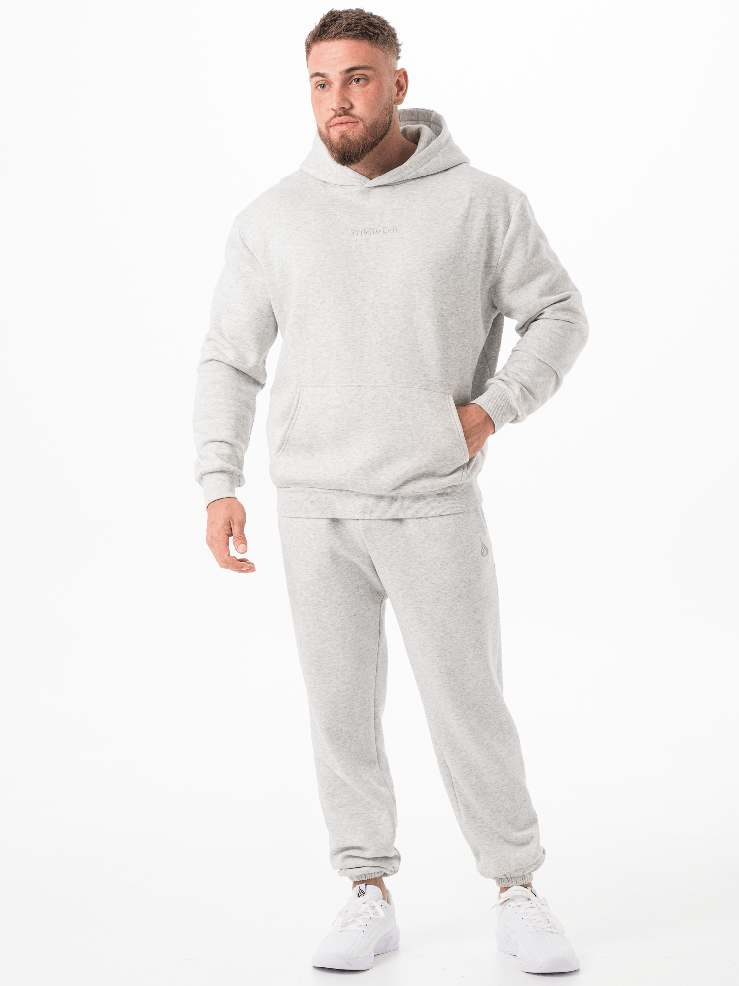 Unisex Hoodie - Snow Marl 5 Unisex Hoodie - Snow Marl