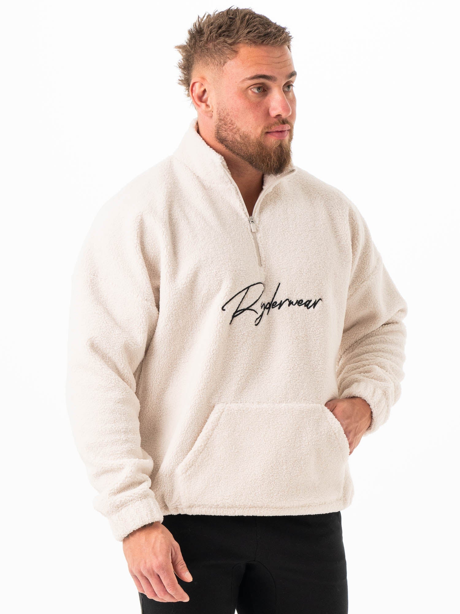 Unisex Teddy Jumper - Bone 3 Unisex Teddy Jumper - Bone