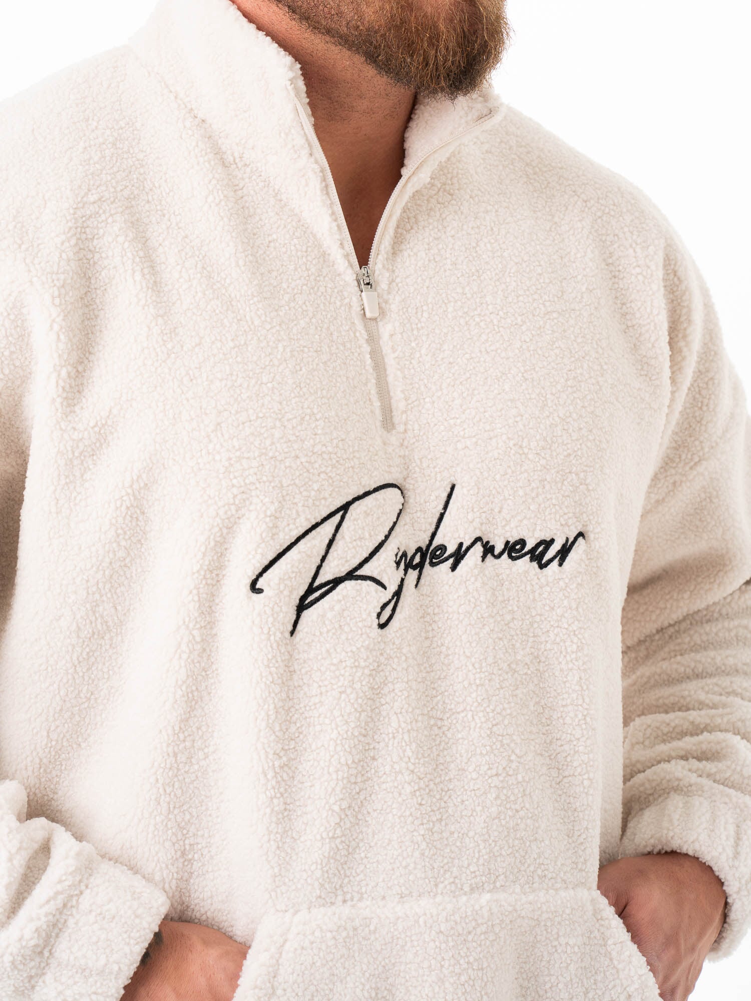 Unisex Teddy Jumper - Bone 4 Unisex Teddy Jumper - Bone