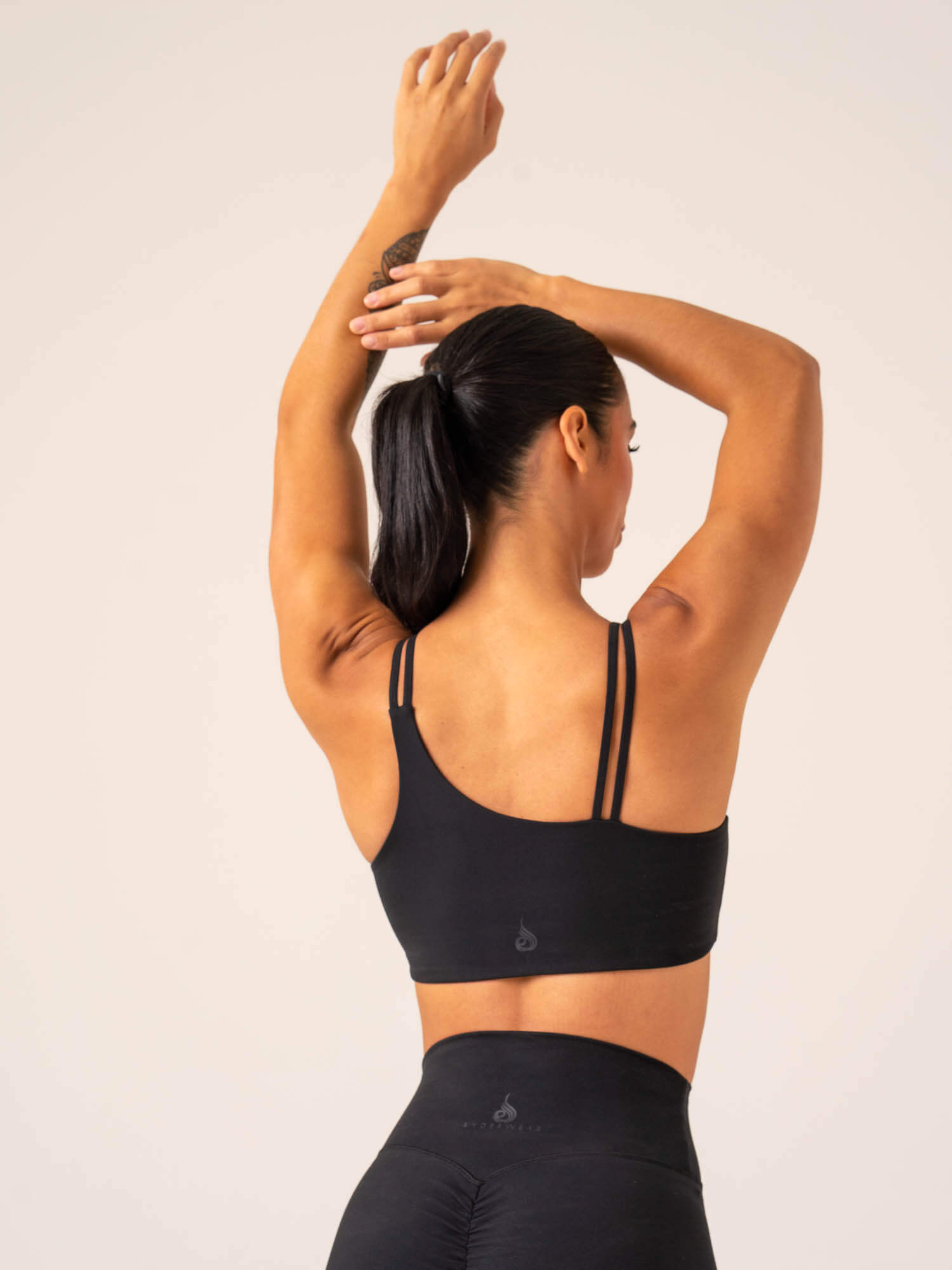 Unstoppable One Shoulder Sports Bra - Black 2 Unstoppable One Shoulder Sports Bra - Black