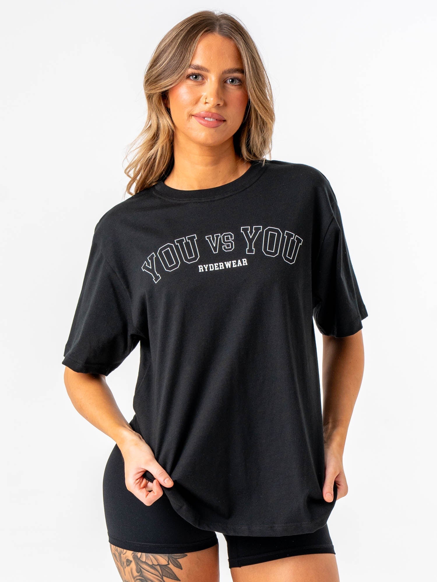 You vs You Oversized T-Shirt - Black