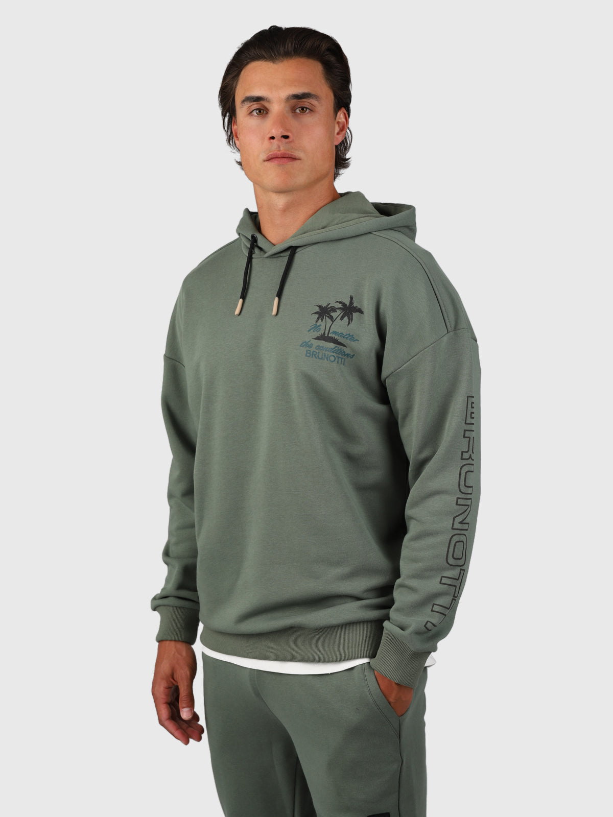 Konder Men Sweater | Vintage Green 4 Konder Men Sweater | Vintage Green