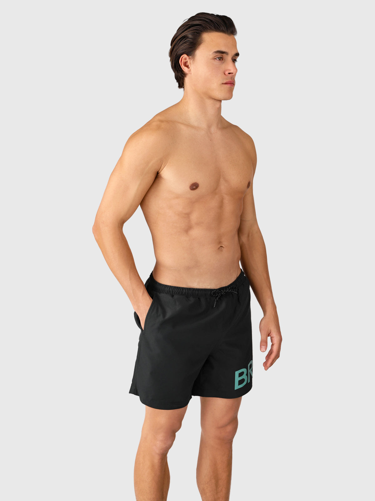Marinas Men Swim Shorts | Pirate Black 3 Marinas Men Swim Shorts | Pirate Black
