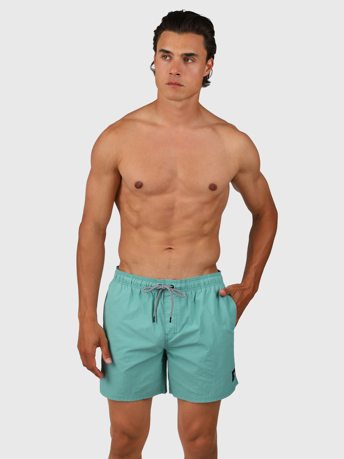 Hester Men Swim Shorts | Bottle Green 1 Hester Men Swim Shorts | Bottle Green