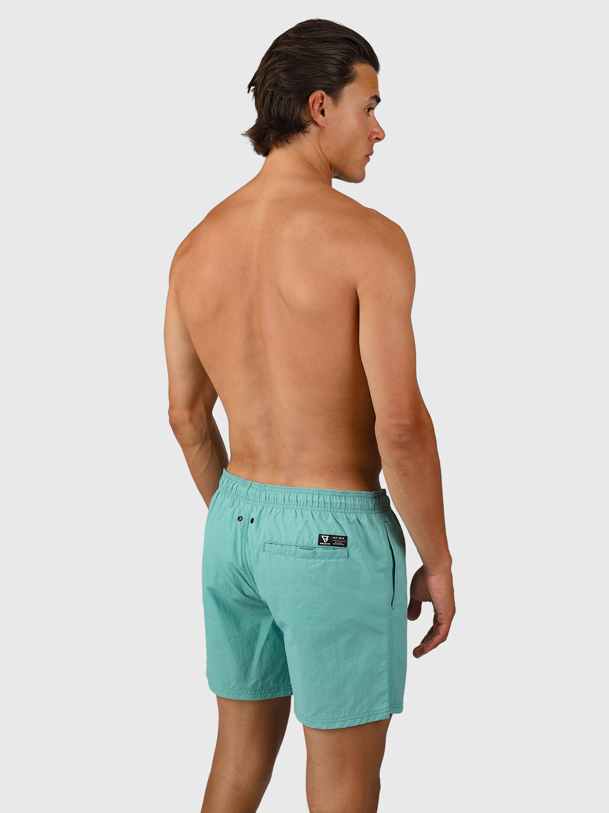 Hester Men Swim Shorts | Bottle Green 2 Hester Men Swim Shorts | Bottle Green