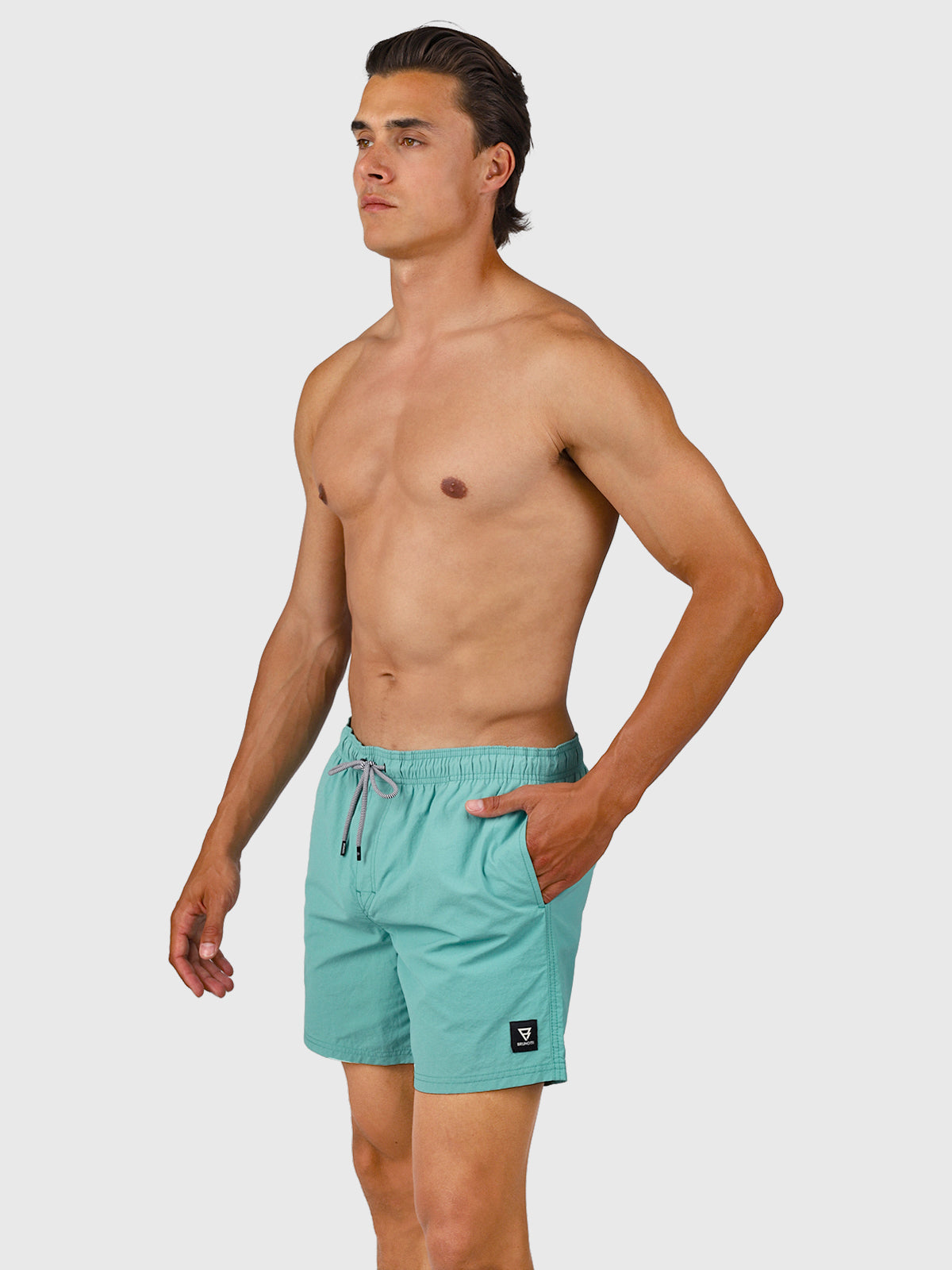 Hester Men Swim Shorts | Bottle Green 4 Hester Men Swim Shorts | Bottle Green