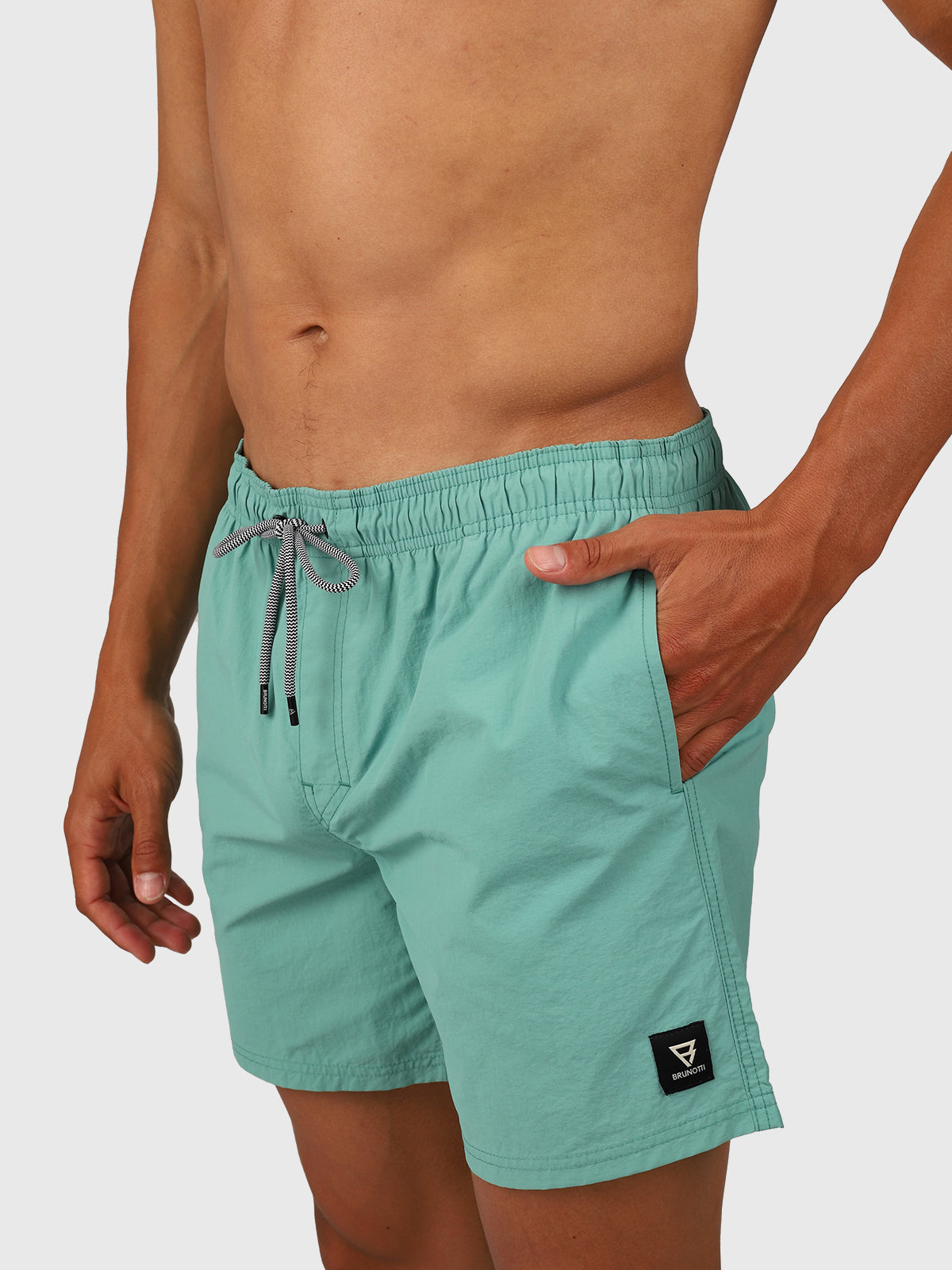 Hester Men Swim Shorts | Bottle Green 7 Hester Men Swim Shorts | Bottle Green