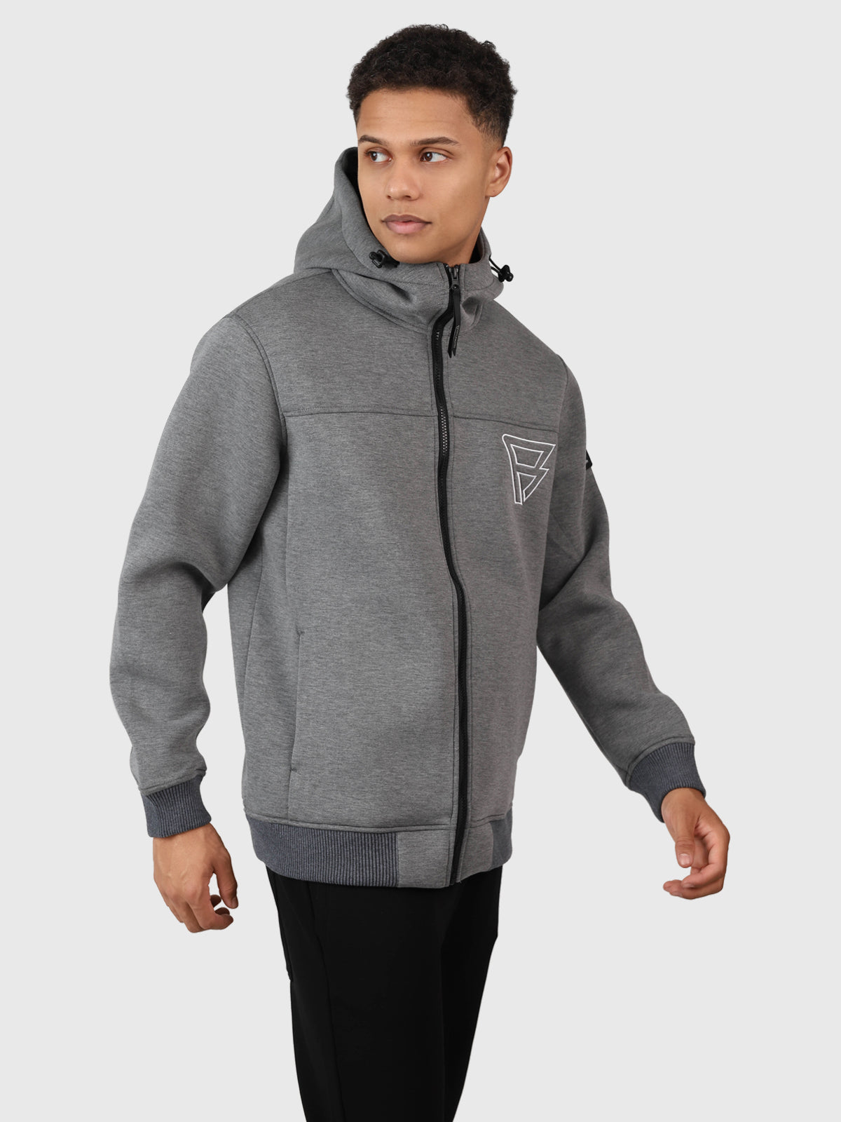 Stickers Men Sweater | Dark Grey Melee 3 Stickers Men Sweater | Dark Grey Melee