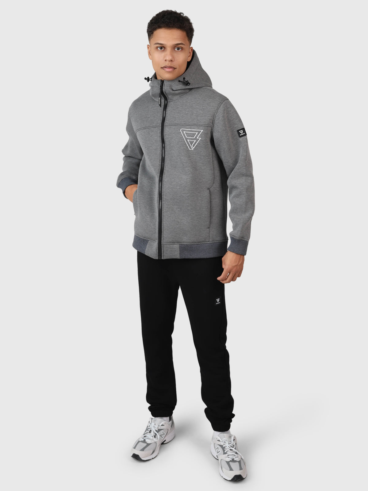 Stickers Men Sweater | Dark Grey Melee 5 Stickers Men Sweater | Dark Grey Melee