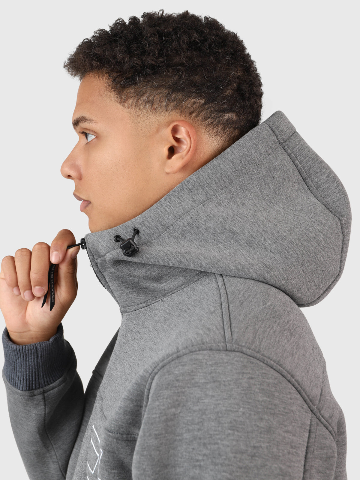 Stickers Men Sweater | Dark Grey Melee 6 Stickers Men Sweater | Dark Grey Melee