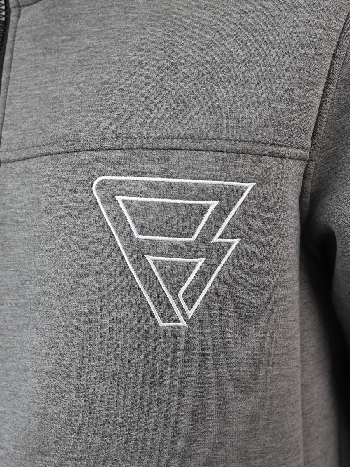 Stickers Men Sweater | Dark Grey Melee 7 Stickers Men Sweater | Dark Grey Melee
