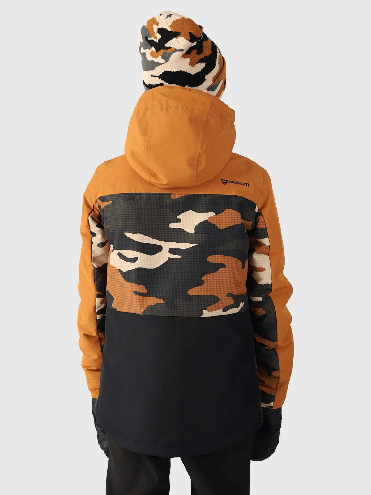 Aratiny-AO Boys Snow Jacket | Brown 2 Aratiny-AO Boys Snow Jacket | Brown