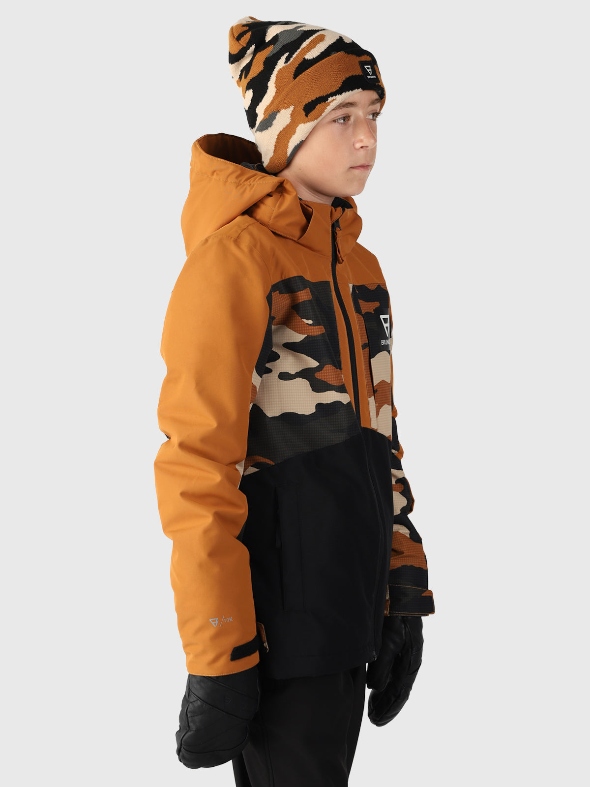 Aratiny-AO Boys Snow Jacket | Brown 3 Aratiny-AO Boys Snow Jacket | Brown