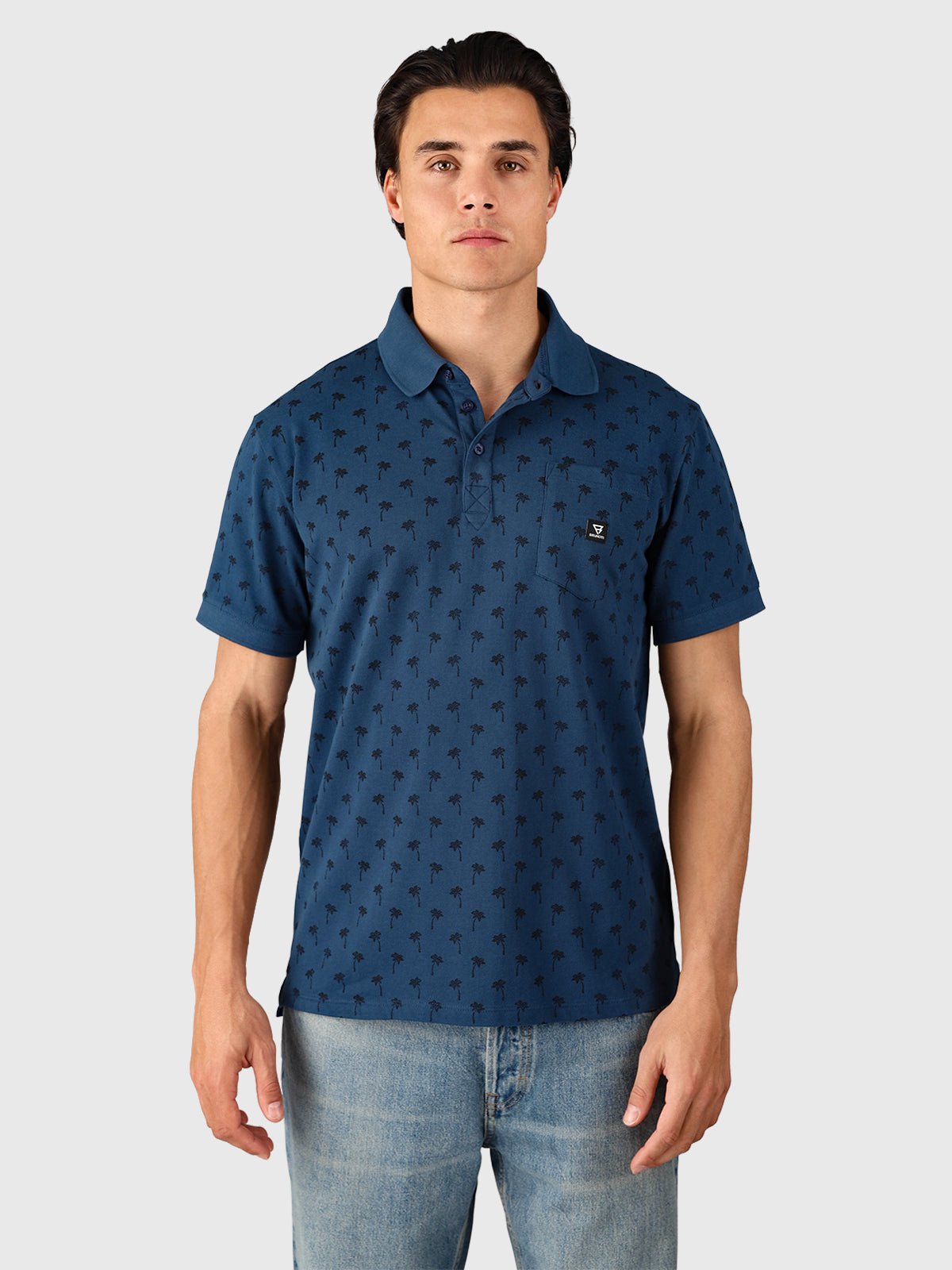 Addax-AO Men Polo | Night Blue