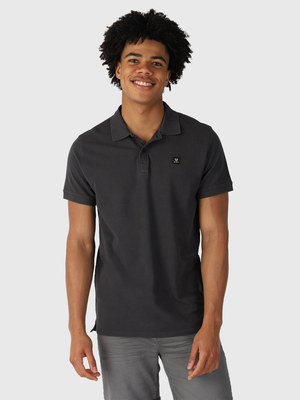 TavECO-N Men Polo Shortsleeve | Titanium