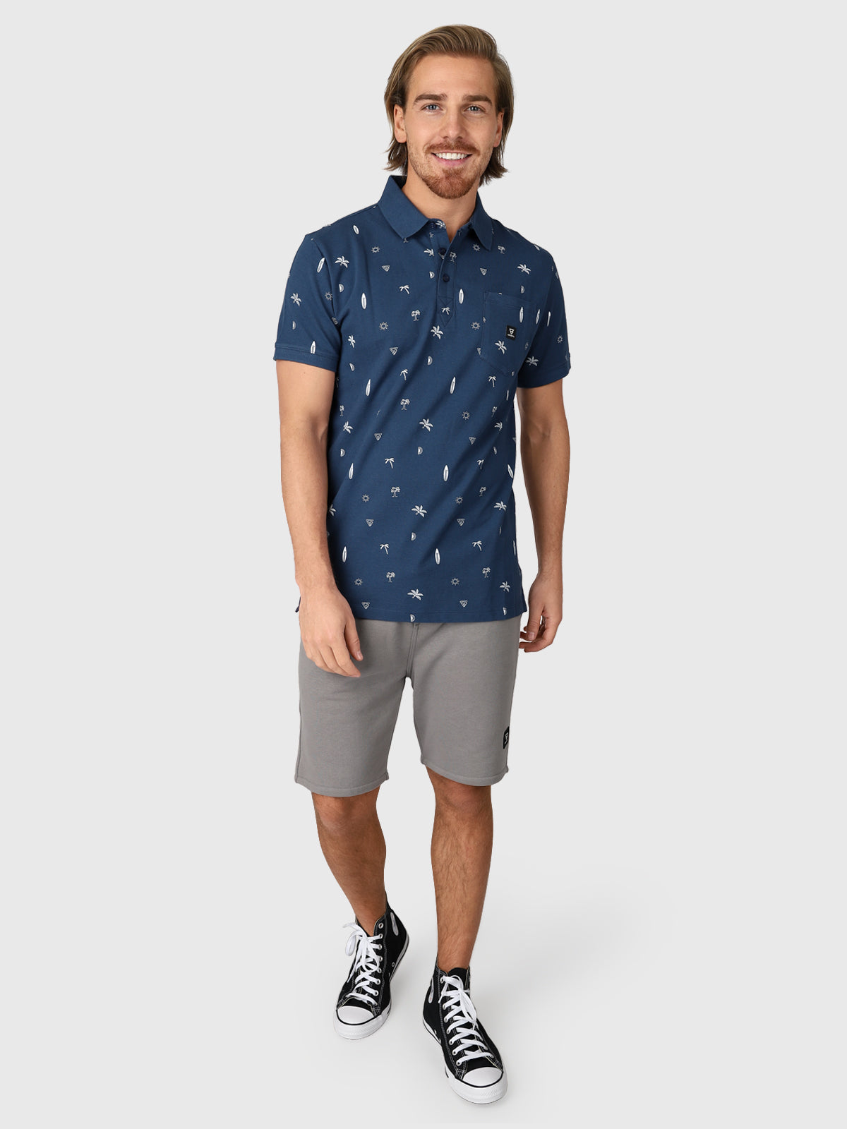 Addax-AO Men Polo Shortsleeve | Blue 2 Addax-AO Men Polo Shortsleeve | Blue