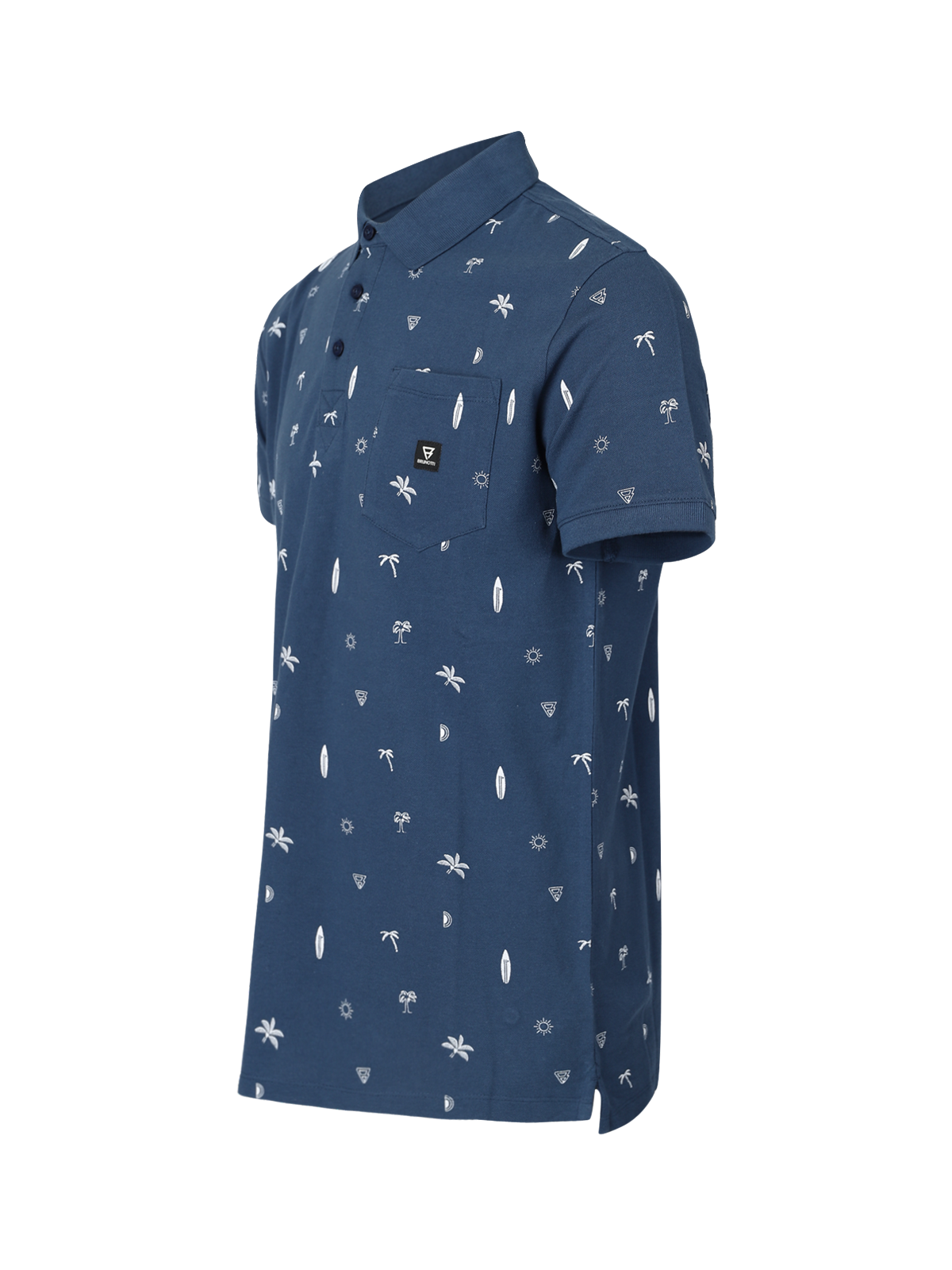 Addax-AO Men Polo Shortsleeve | Blue 8 Addax-AO Men Polo Shortsleeve | Blue
