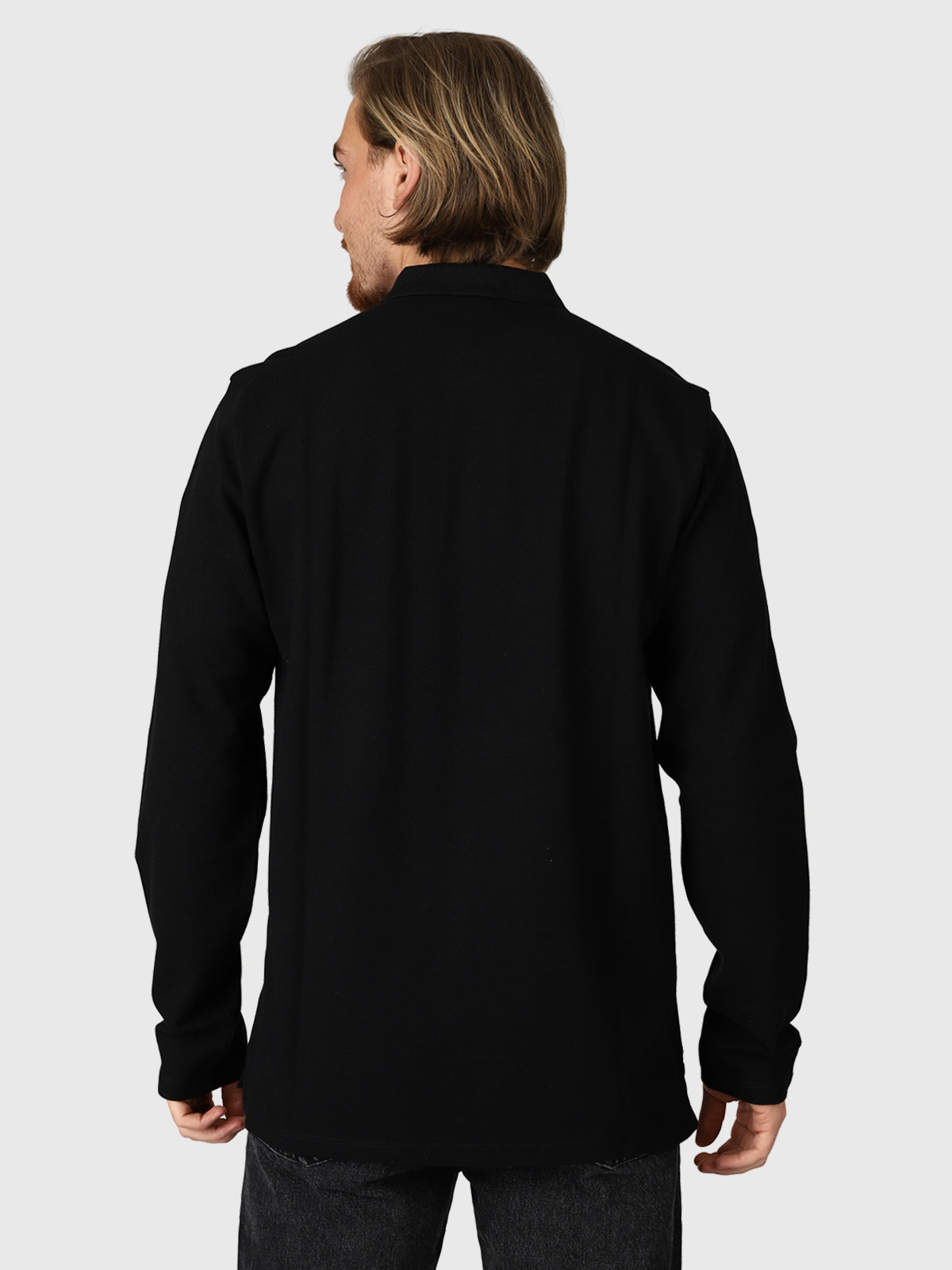 Manica Men Polo Longsleeve | Black 2 Manica Men Polo Longsleeve | Black