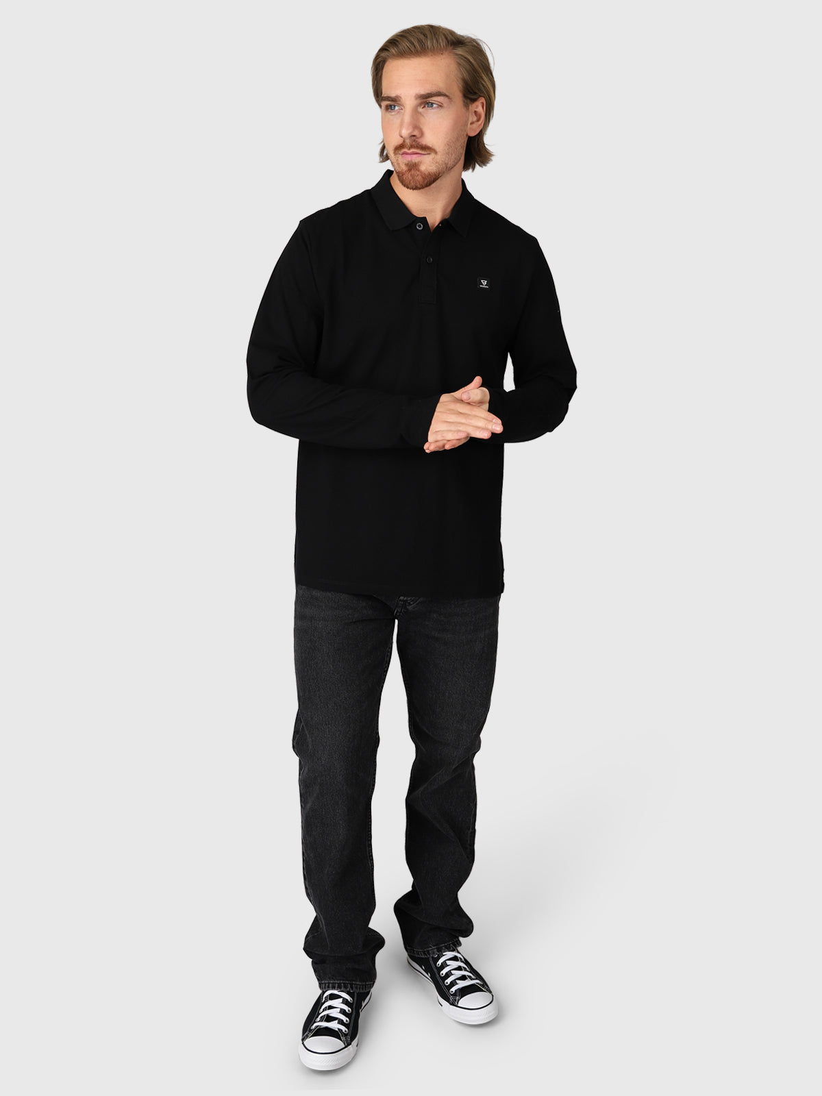 Manica Men Polo Longsleeve | Black 5 Manica Men Polo Longsleeve | Black