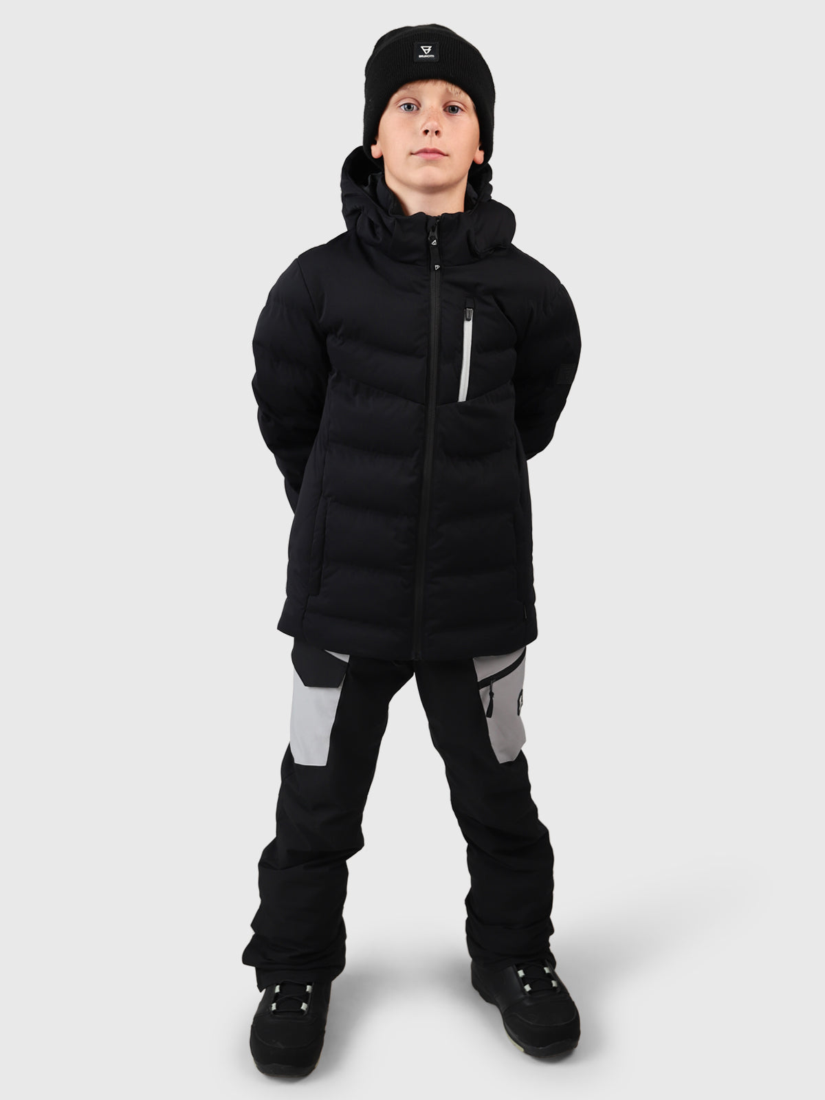 Sanclairy Boys Puffer Snow Jacket | Black 5 Sanclairy Boys Puffer Snow Jacket | Black