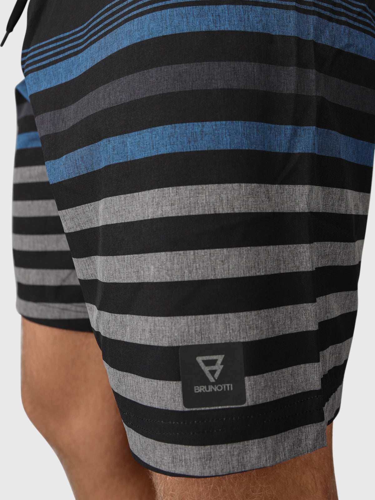 Paitor-Stripe Men Boardshorts | Black 6 Paitor-Stripe Men Boardshorts | Black