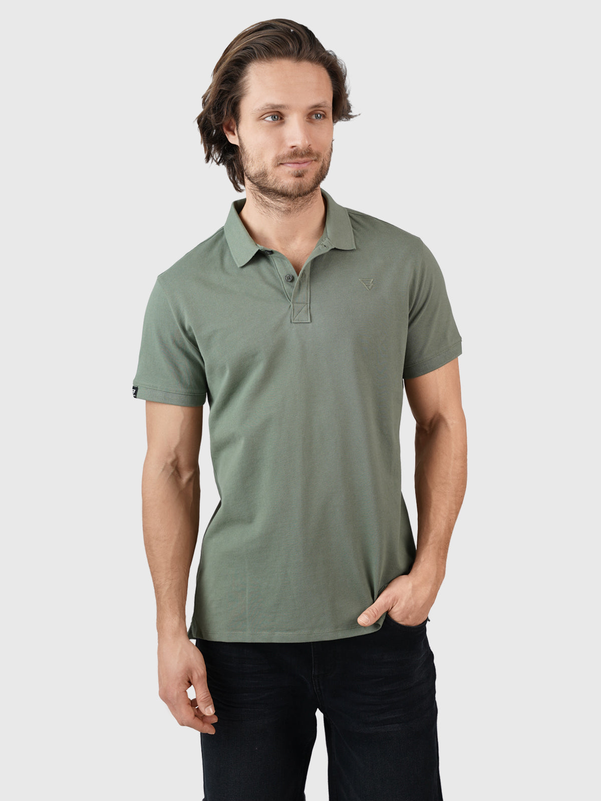 Frunot-II Men Polo | Vintage Green 1 Frunot-II Men Polo | Vintage Green