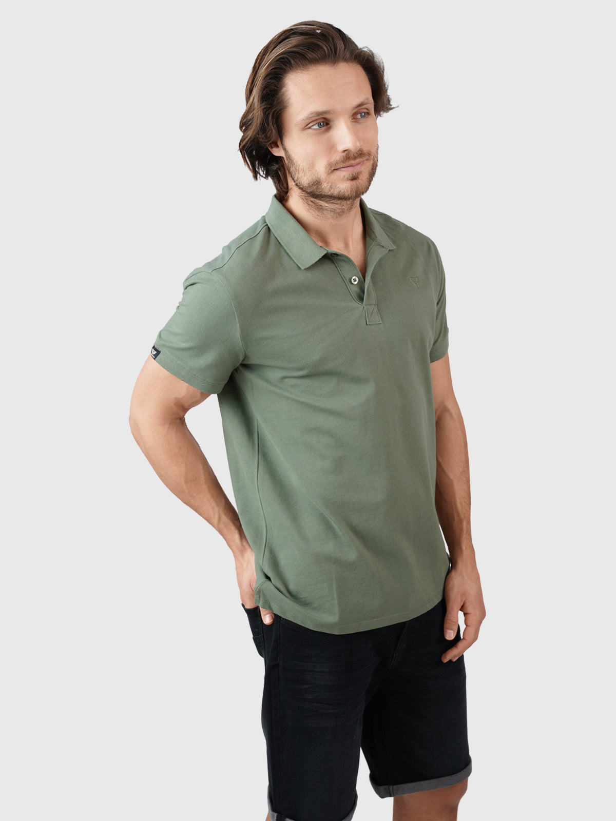 Frunot-II Men Polo | Vintage Green 3 Frunot-II Men Polo | Vintage Green