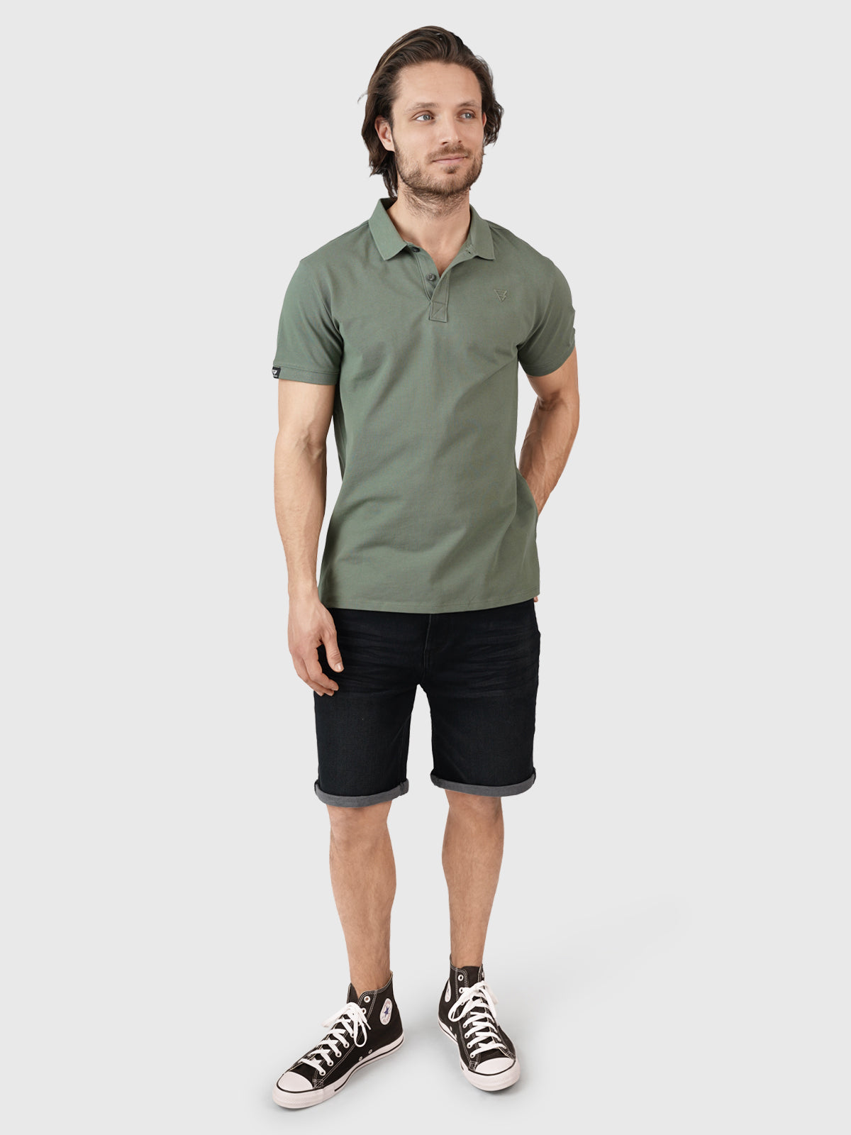 Frunot-II Men Polo | Vintage Green 5 Frunot-II Men Polo | Vintage Green