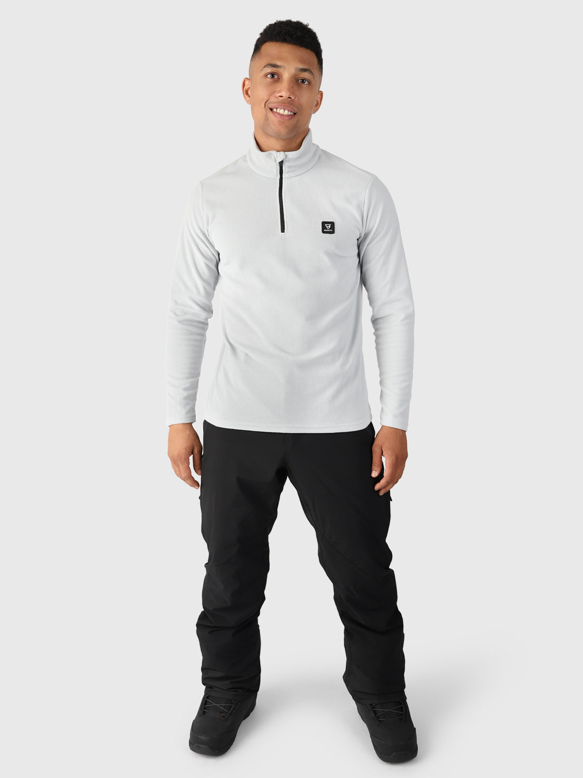Lenno-R Men Fleece | Stone Grey 5 Lenno-R Men Fleece | Stone Grey