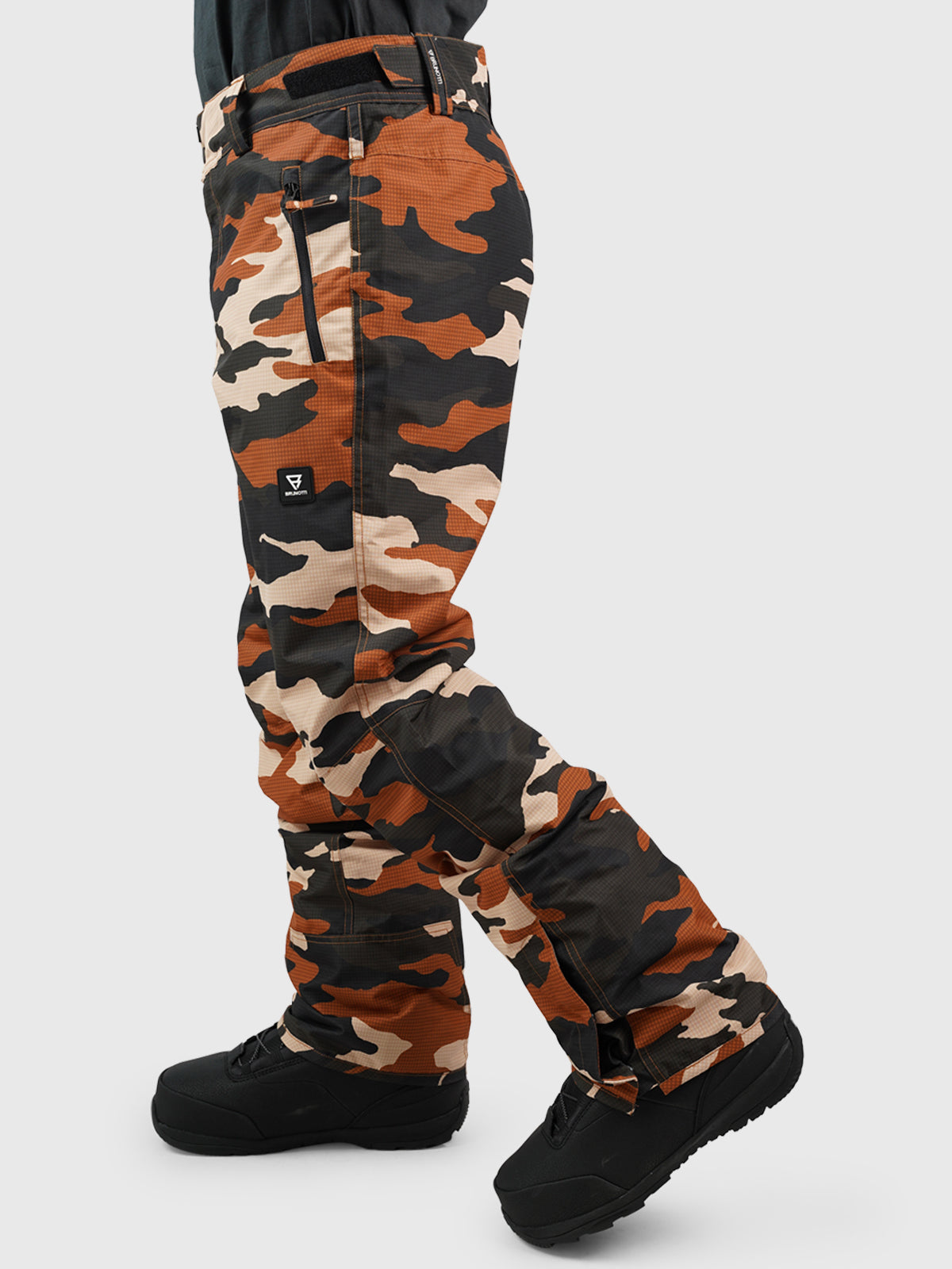 Footrail-AO Men Snow Pants | Brown 4 Footrail-AO Men Snow Pants | Brown