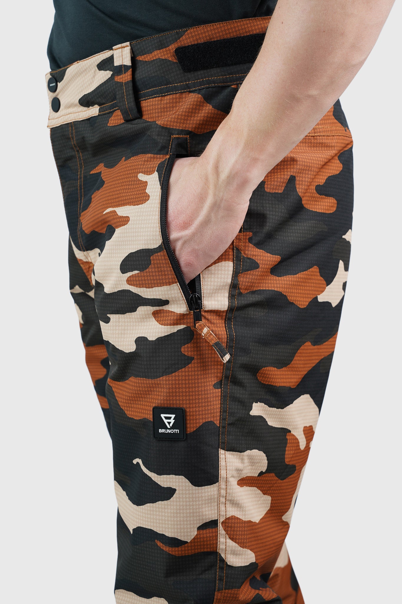 Footrail-AO Men Snow Pants | Brown 7 Footrail-AO Men Snow Pants | Brown